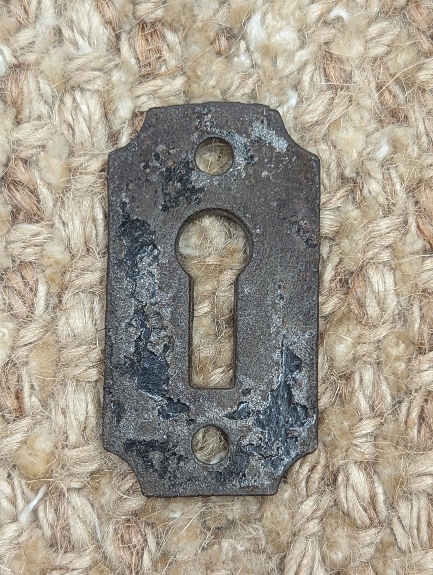 Antique Cast Iron Key Hole Cover Escutcheon