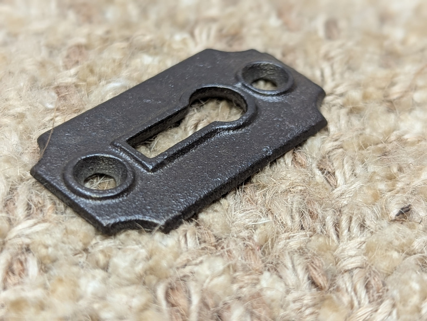Antique Cast Iron Key Hole Cover Escutcheon