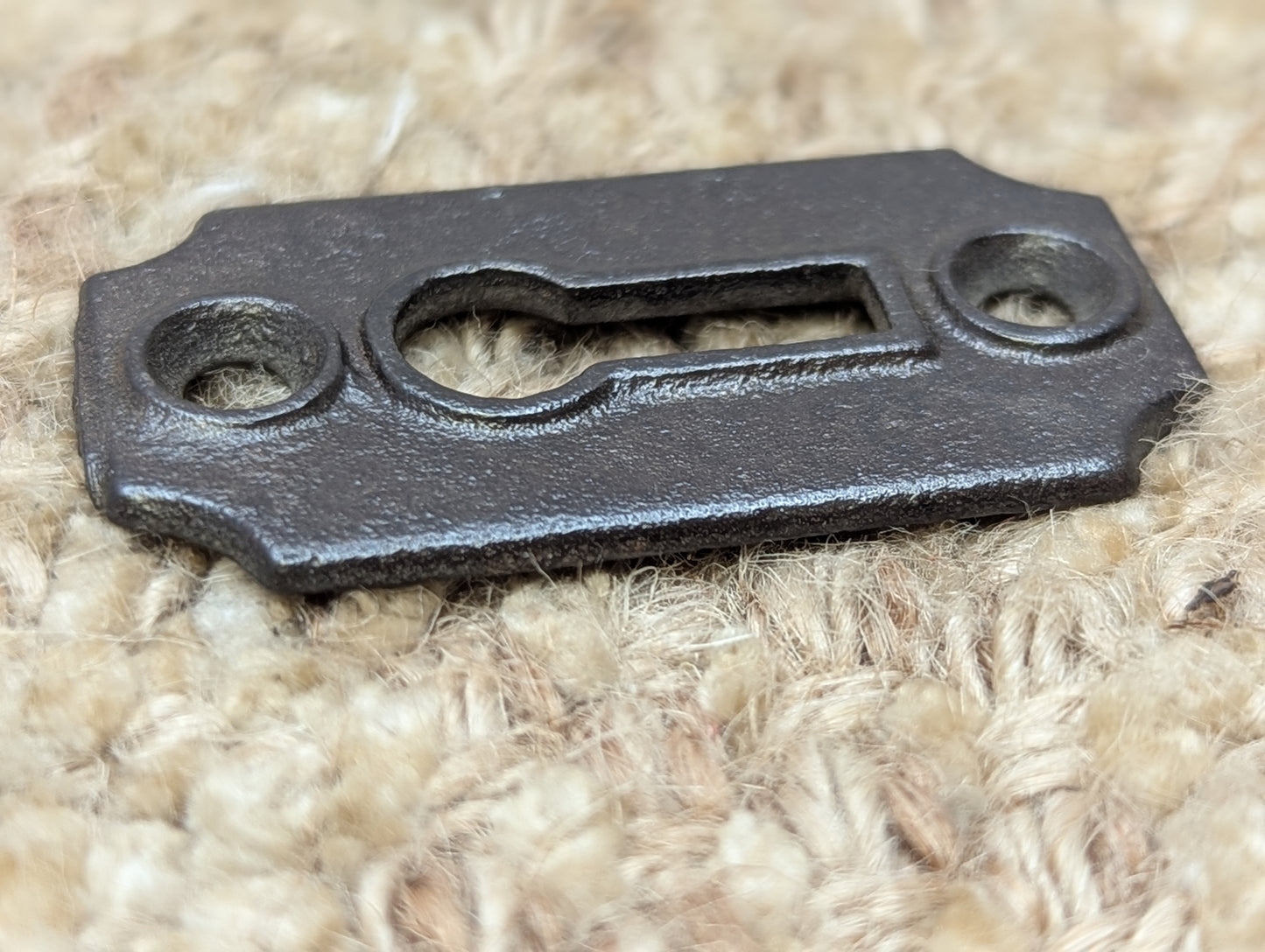 Antique Cast Iron Key Hole Cover Escutcheon