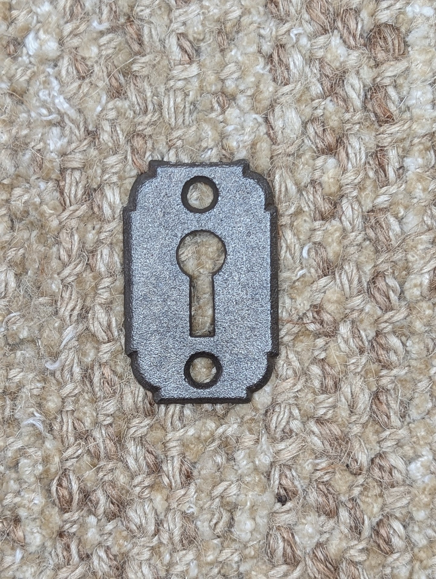 Antique Cast Iron Key Hole Cover Escutcheon