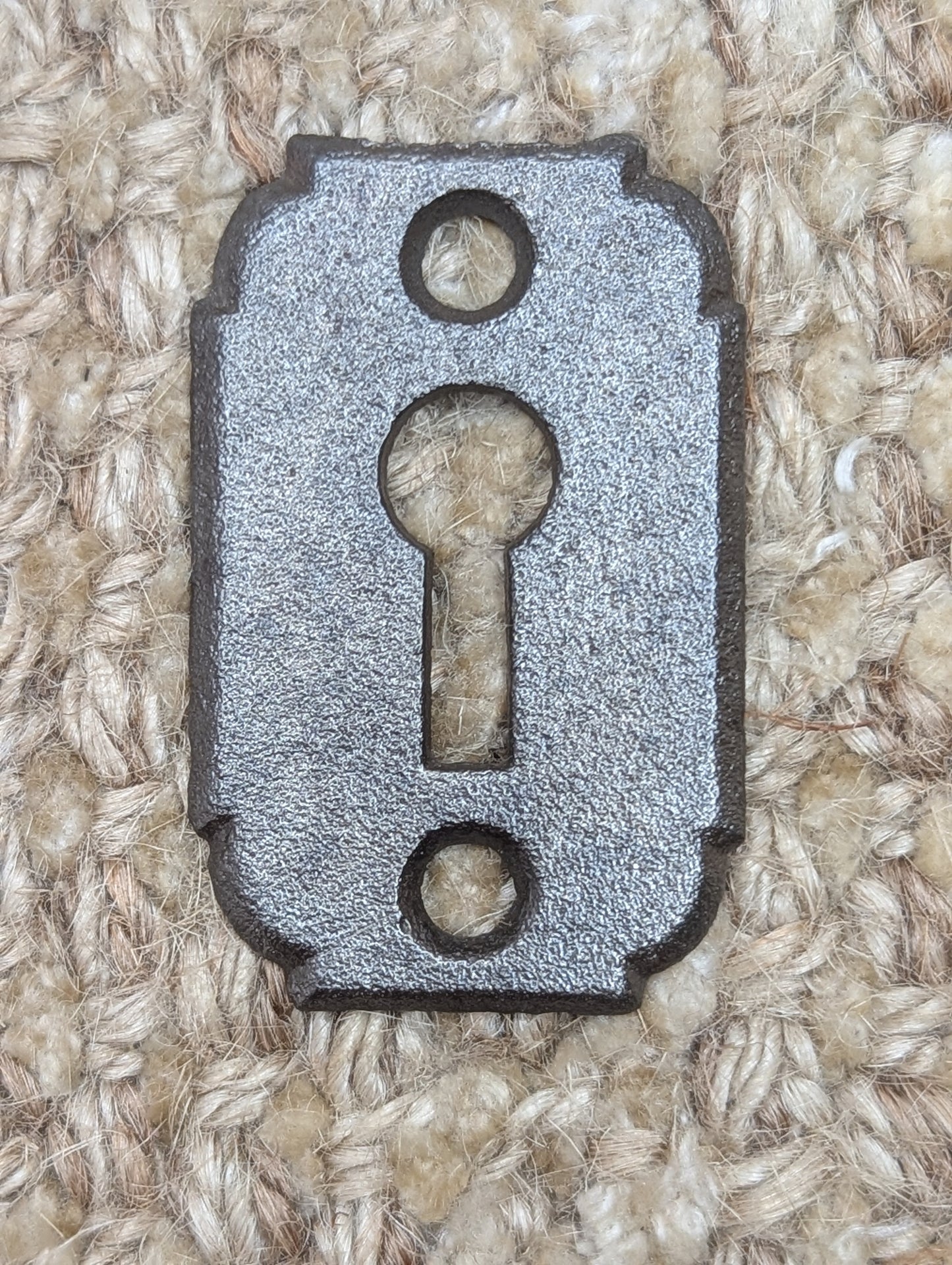 Antique Cast Iron Key Hole Cover Escutcheon