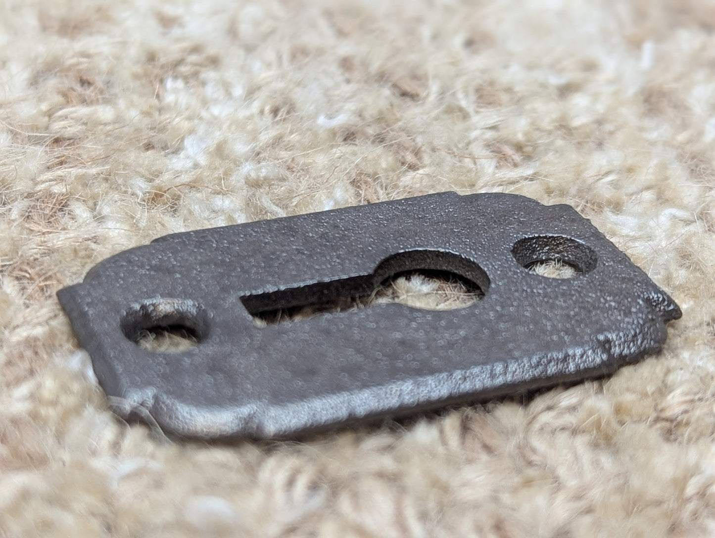 Antique Cast Iron Key Hole Cover Escutcheon