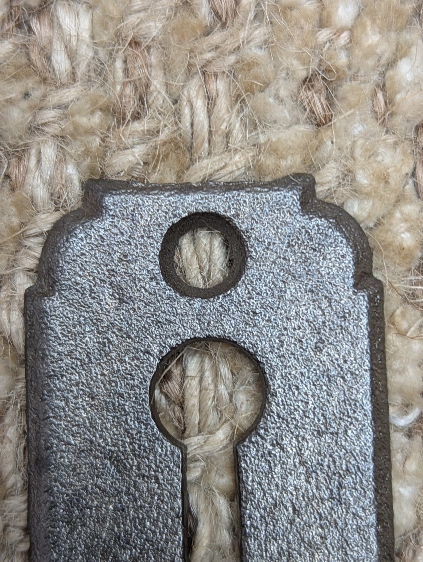 Antique Cast Iron Key Hole Cover Escutcheon