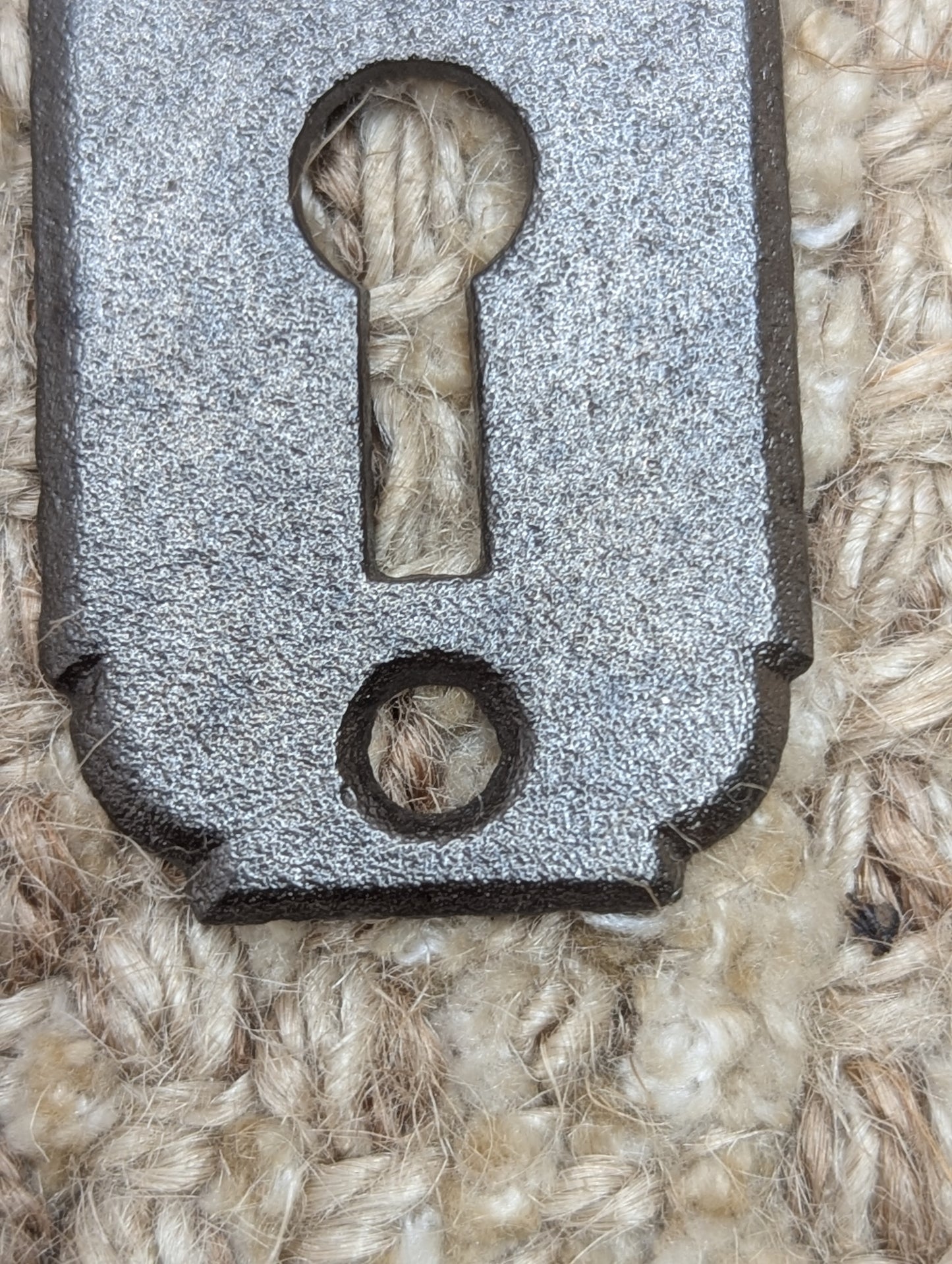 Antique Cast Iron Key Hole Cover Escutcheon