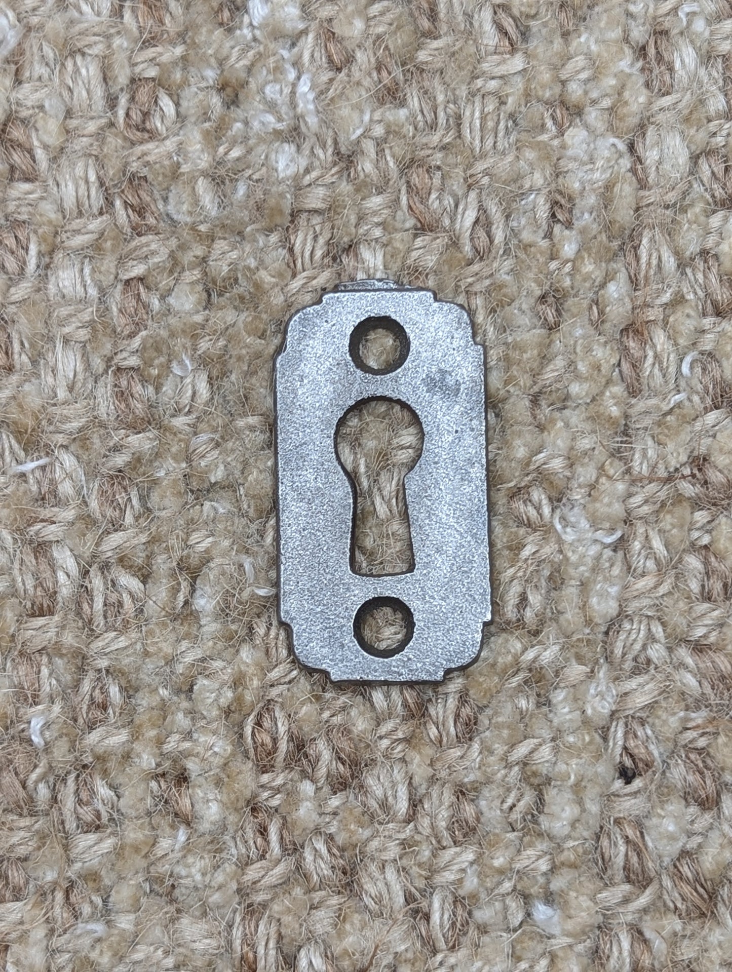Antique Cast Iron Key Hole Cover Escutcheon