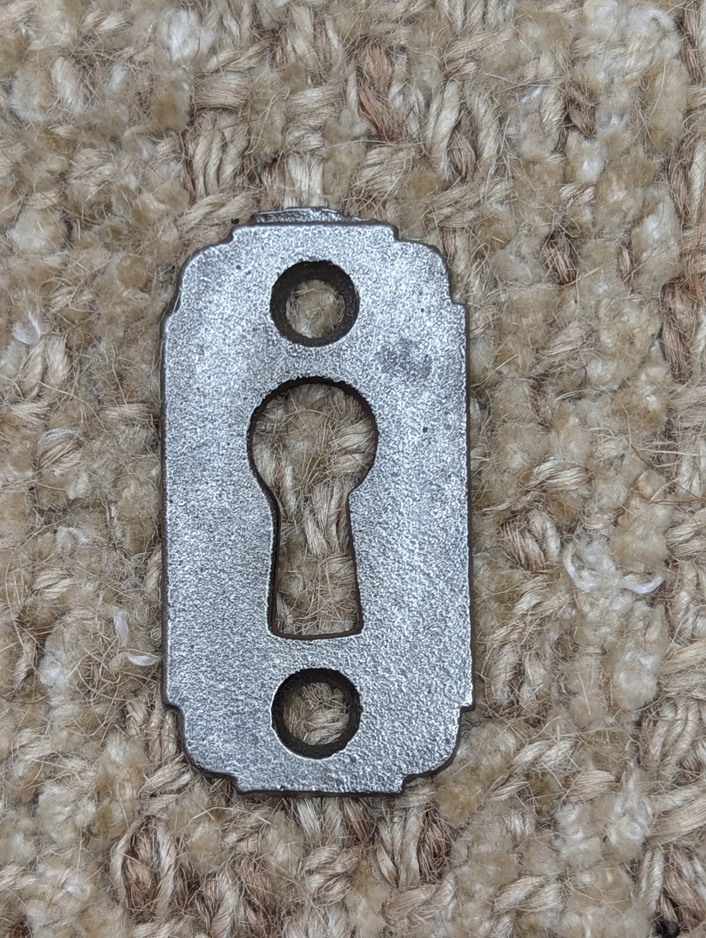 Antique Cast Iron Key Hole Cover Escutcheon
