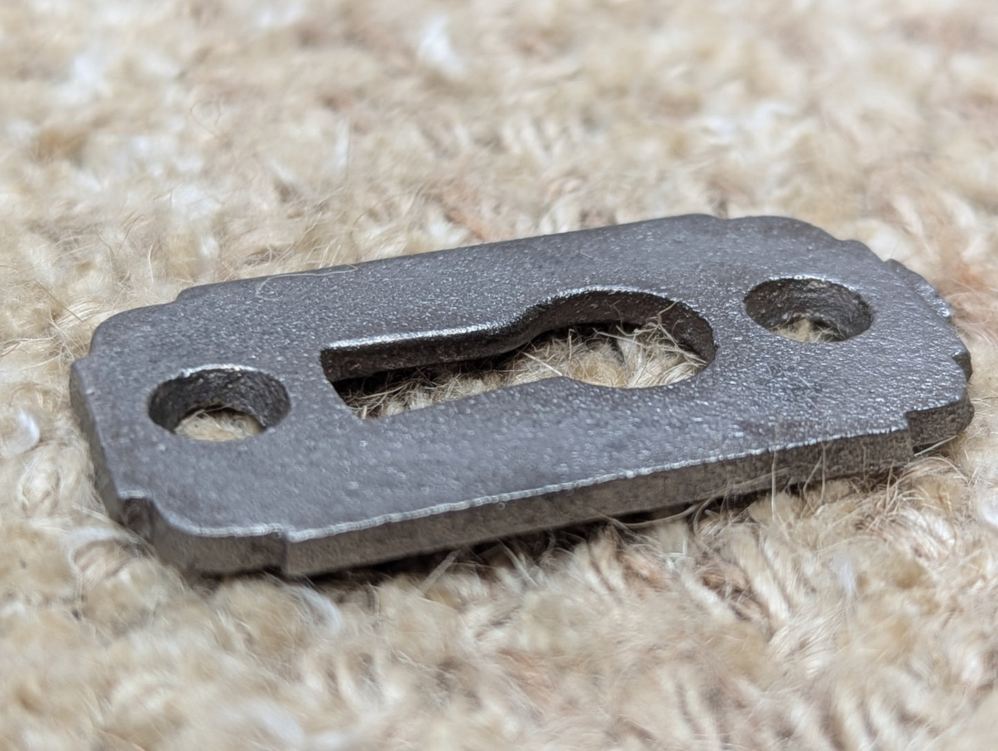 Antique Cast Iron Key Hole Cover Escutcheon