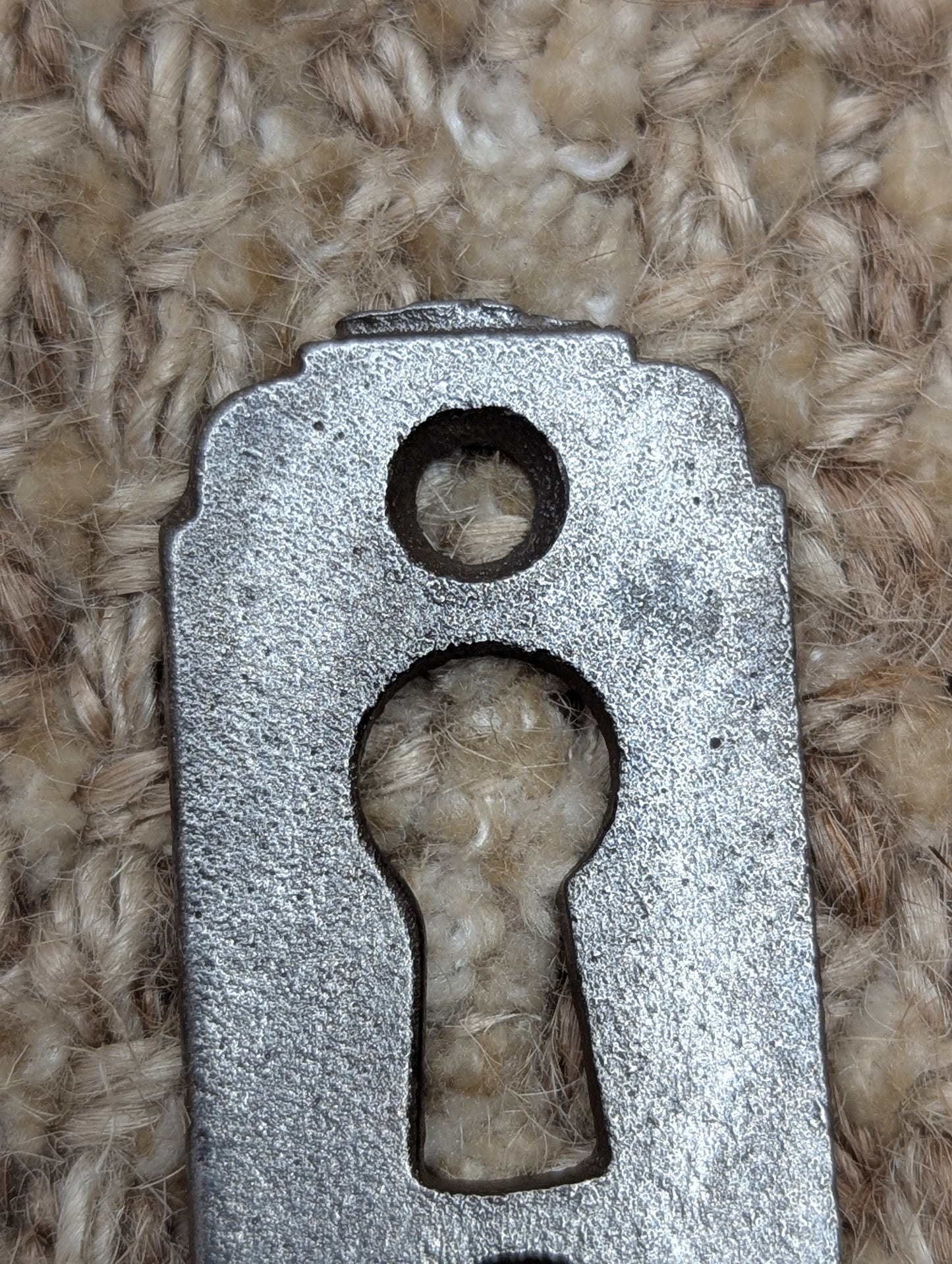 Antique Cast Iron Key Hole Cover Escutcheon