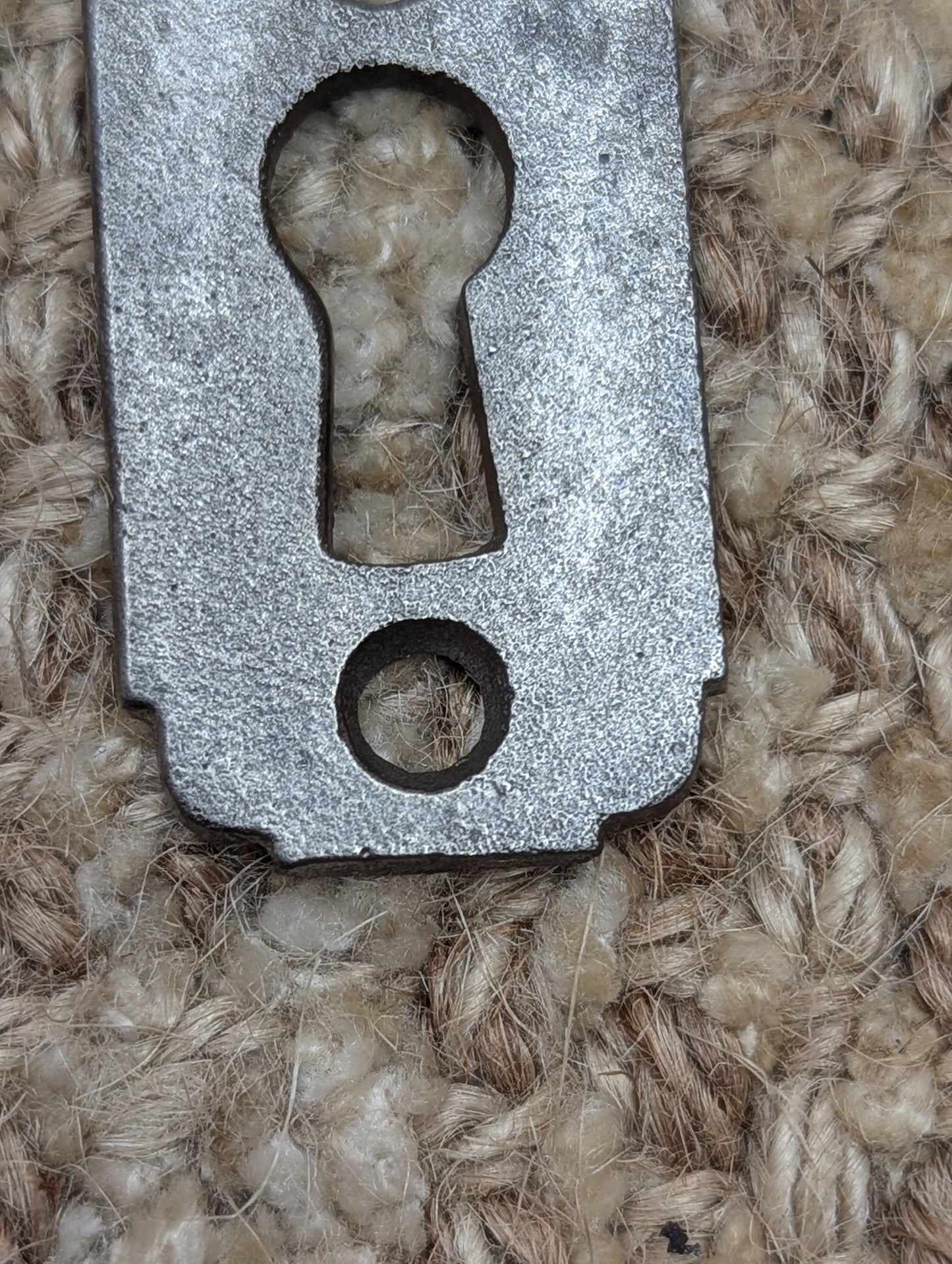 Antique Cast Iron Key Hole Cover Escutcheon