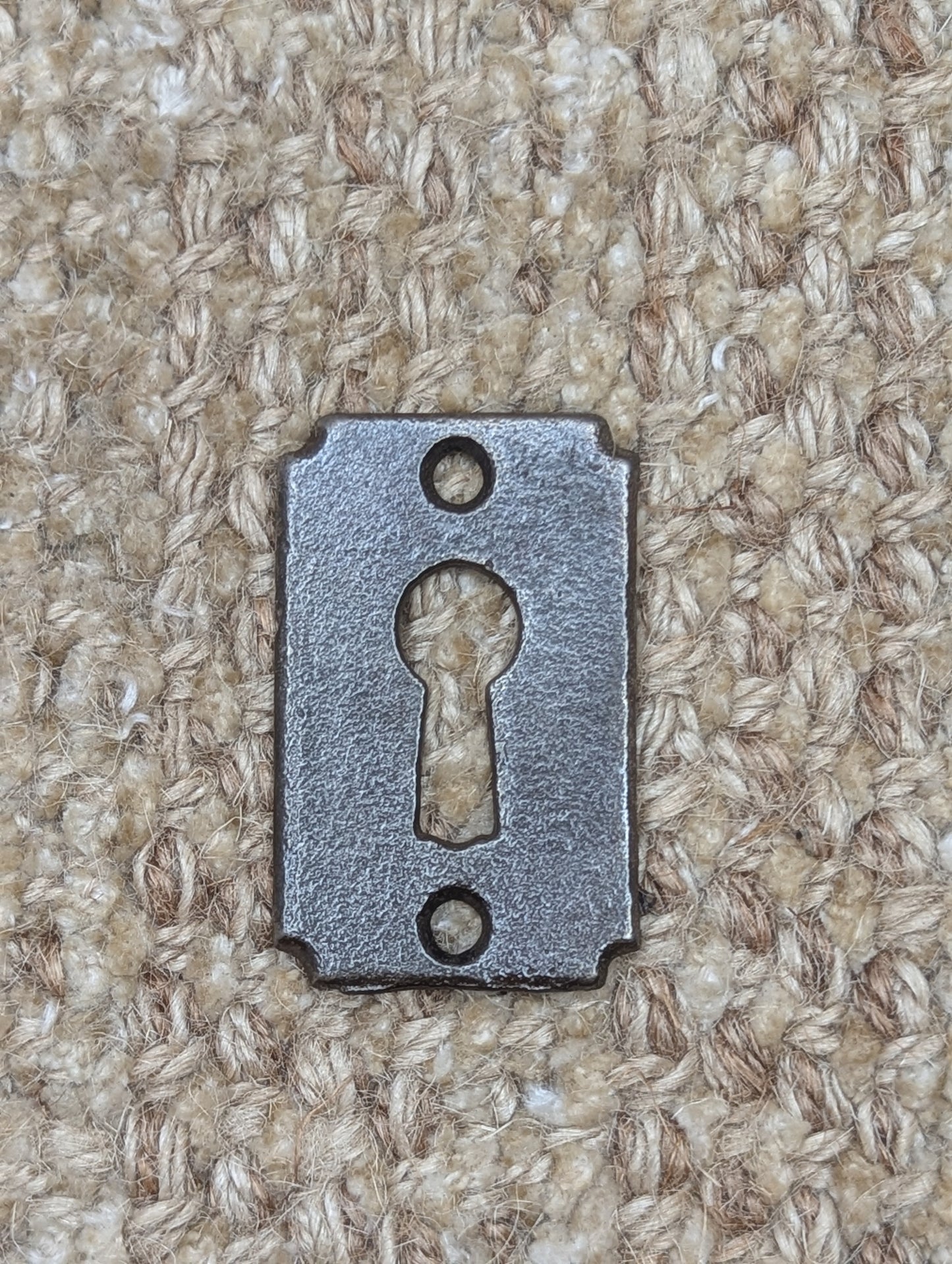 Antique Cast Iron Key Hole Cover Escutcheon