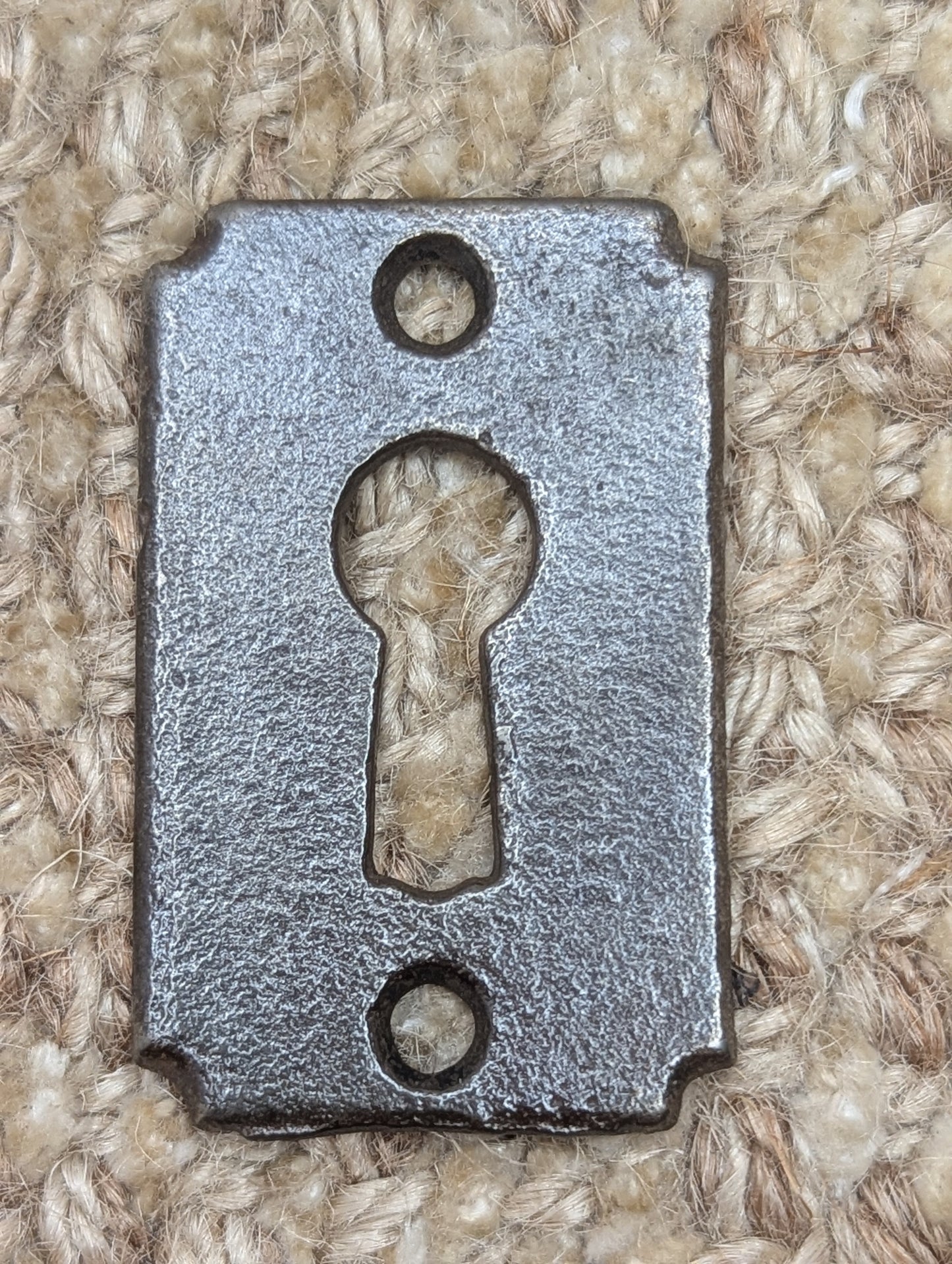 Antique Cast Iron Key Hole Cover Escutcheon
