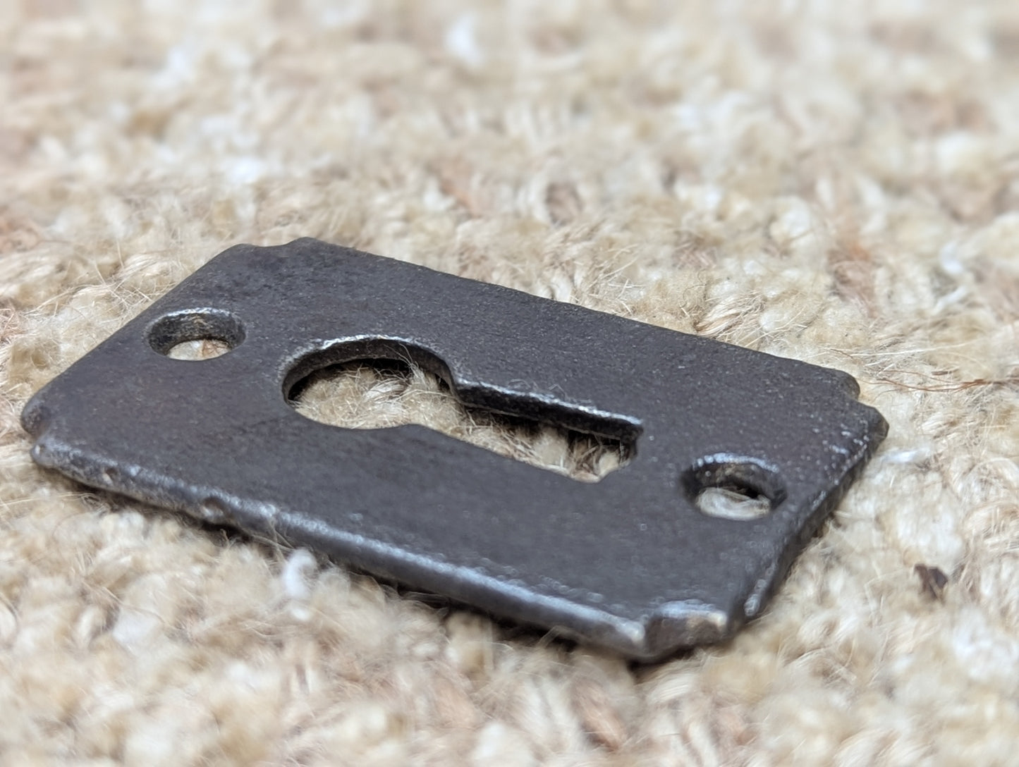 Antique Cast Iron Key Hole Cover Escutcheon