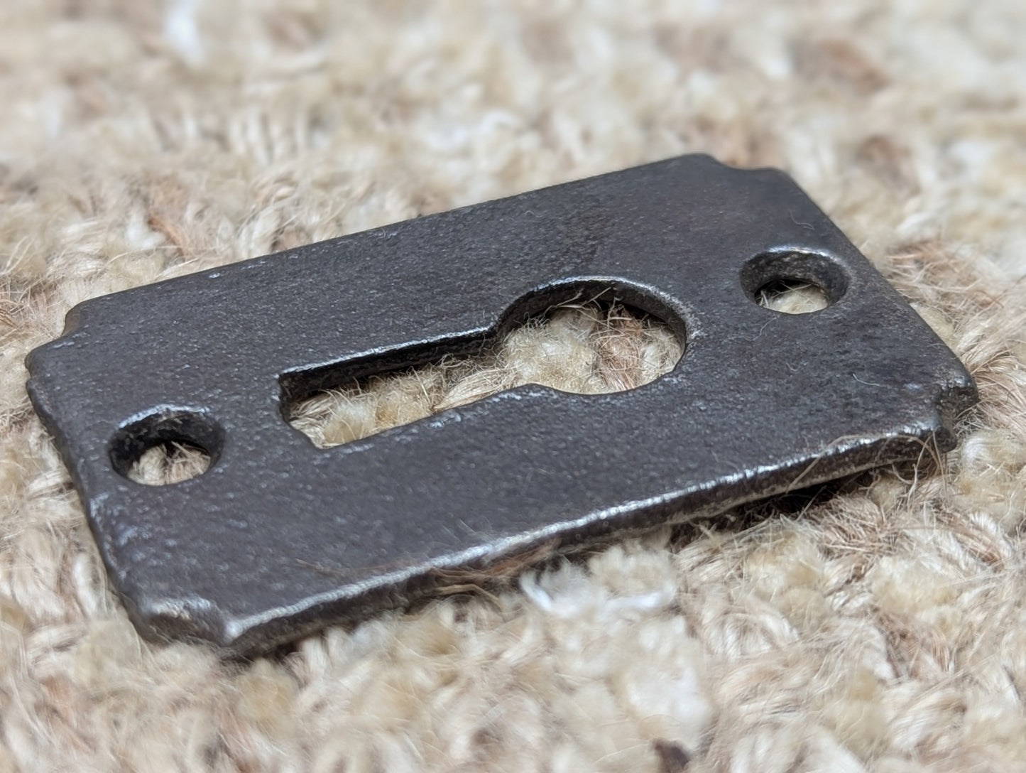 Antique Cast Iron Key Hole Cover Escutcheon