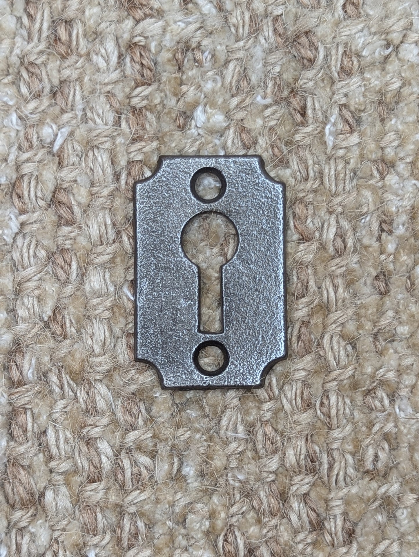 Antique Cast Iron Key Hole Cover Escutcheon