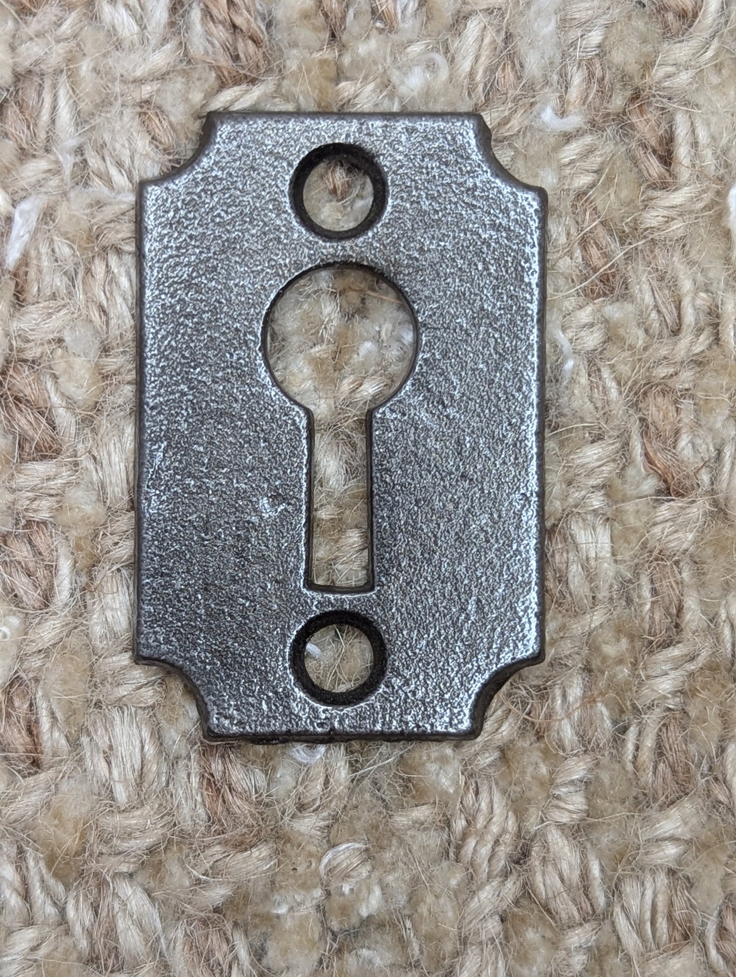 Antique Cast Iron Key Hole Cover Escutcheon