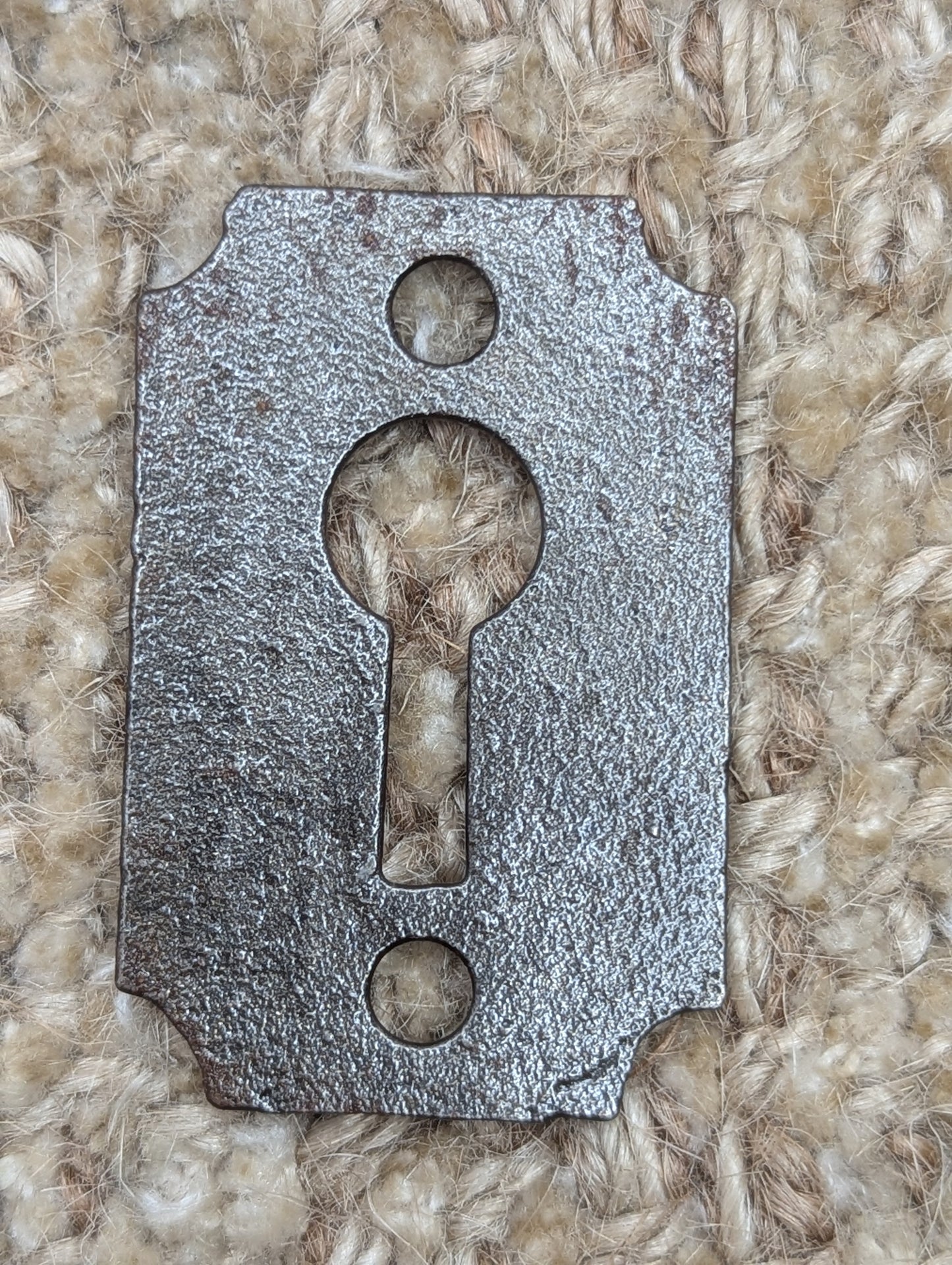 Antique Cast Iron Key Hole Cover Escutcheon