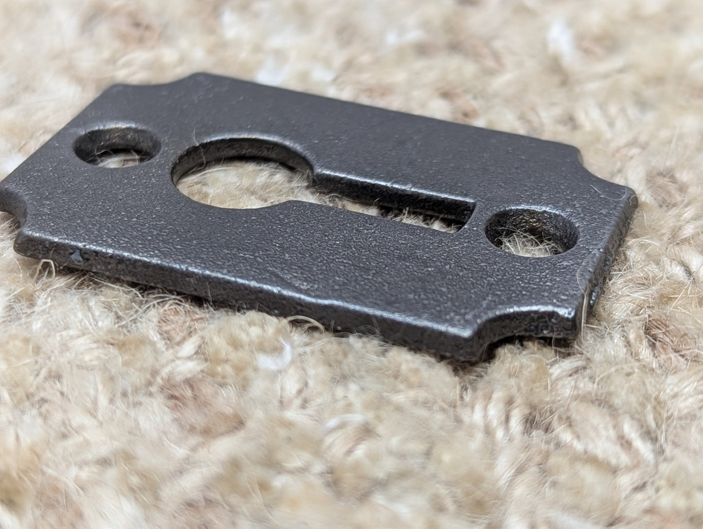 Antique Cast Iron Key Hole Cover Escutcheon