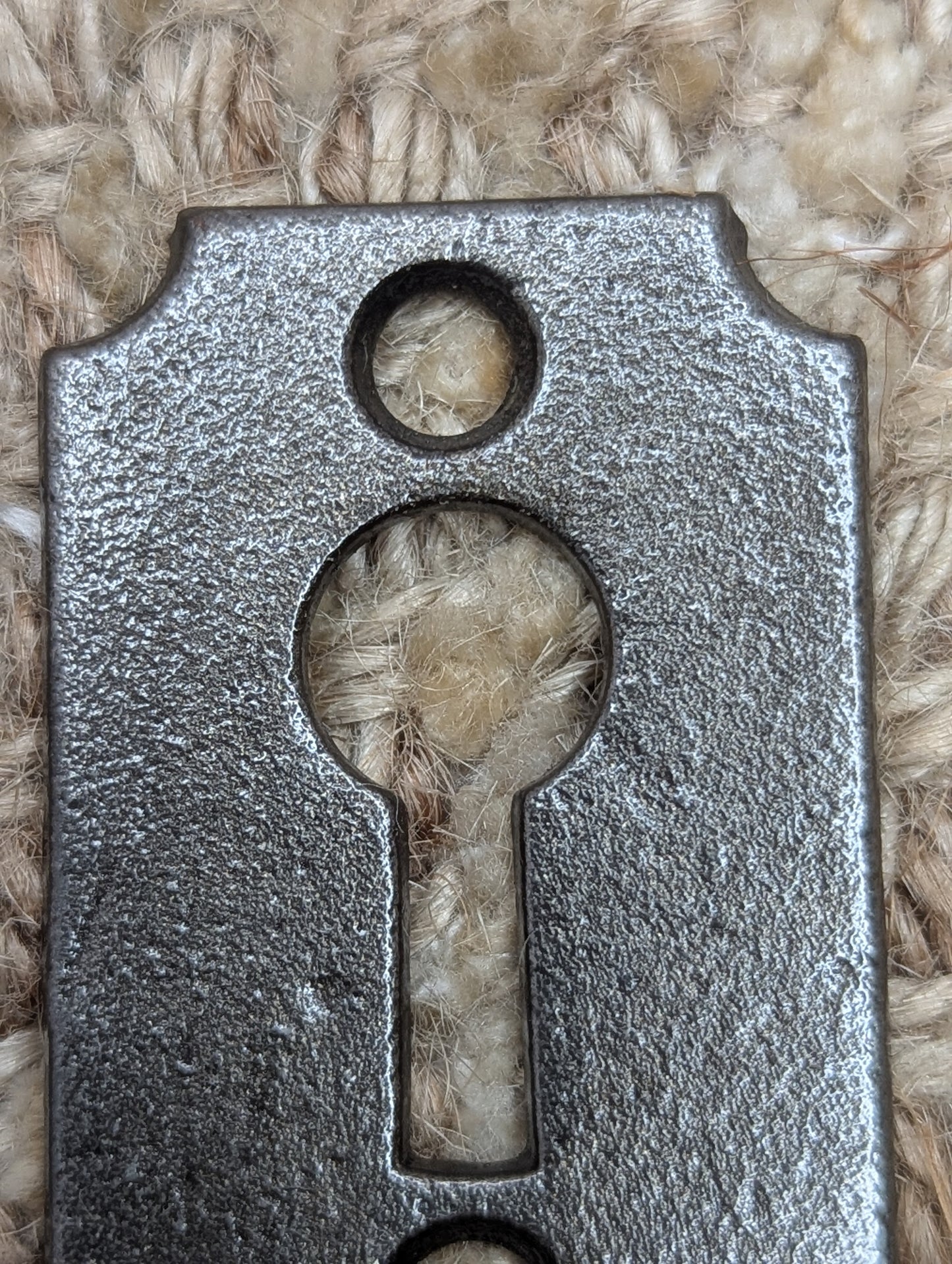 Antique Cast Iron Key Hole Cover Escutcheon