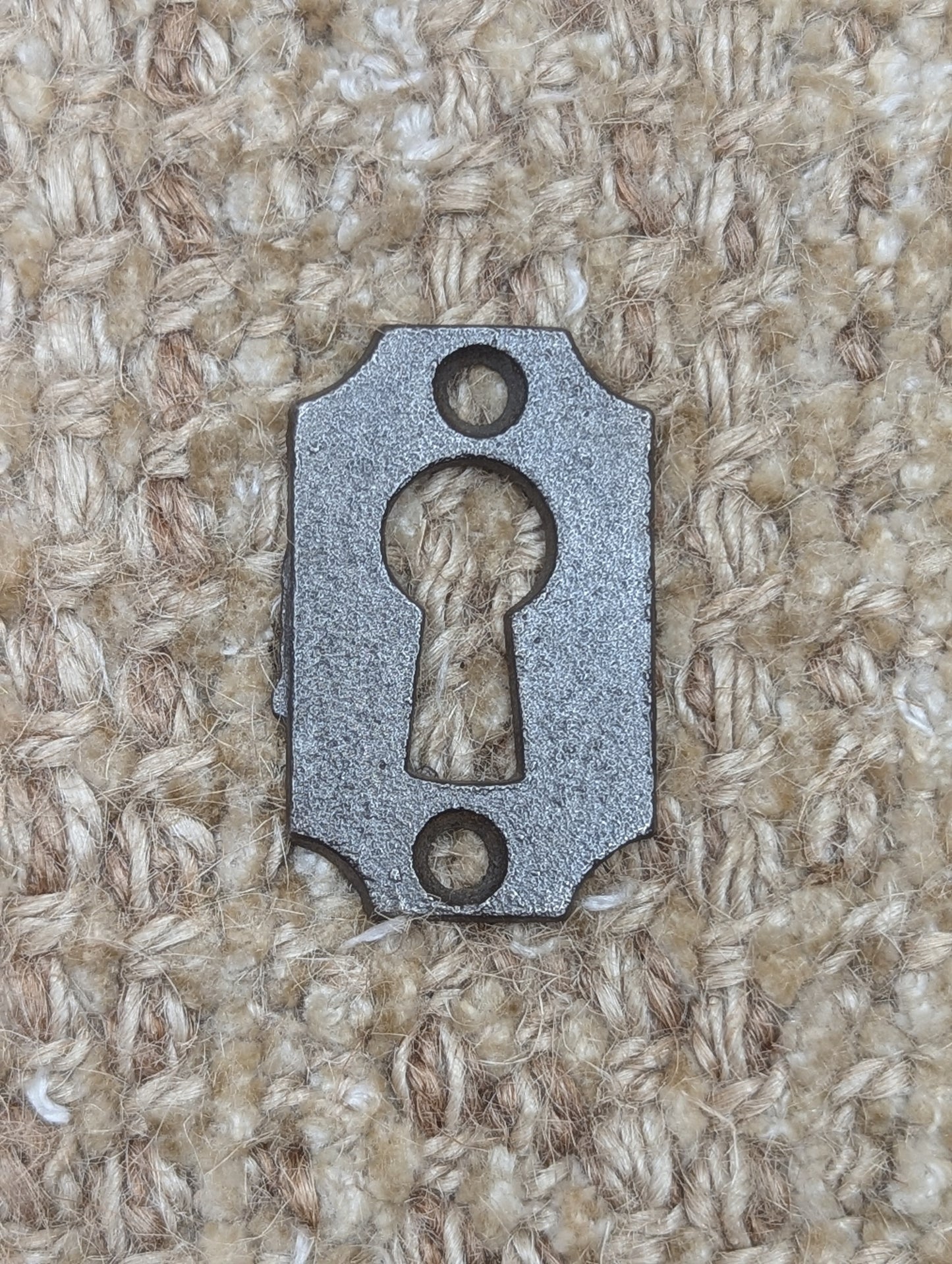 Antique Cast Iron Key Hole Cover Escutcheon