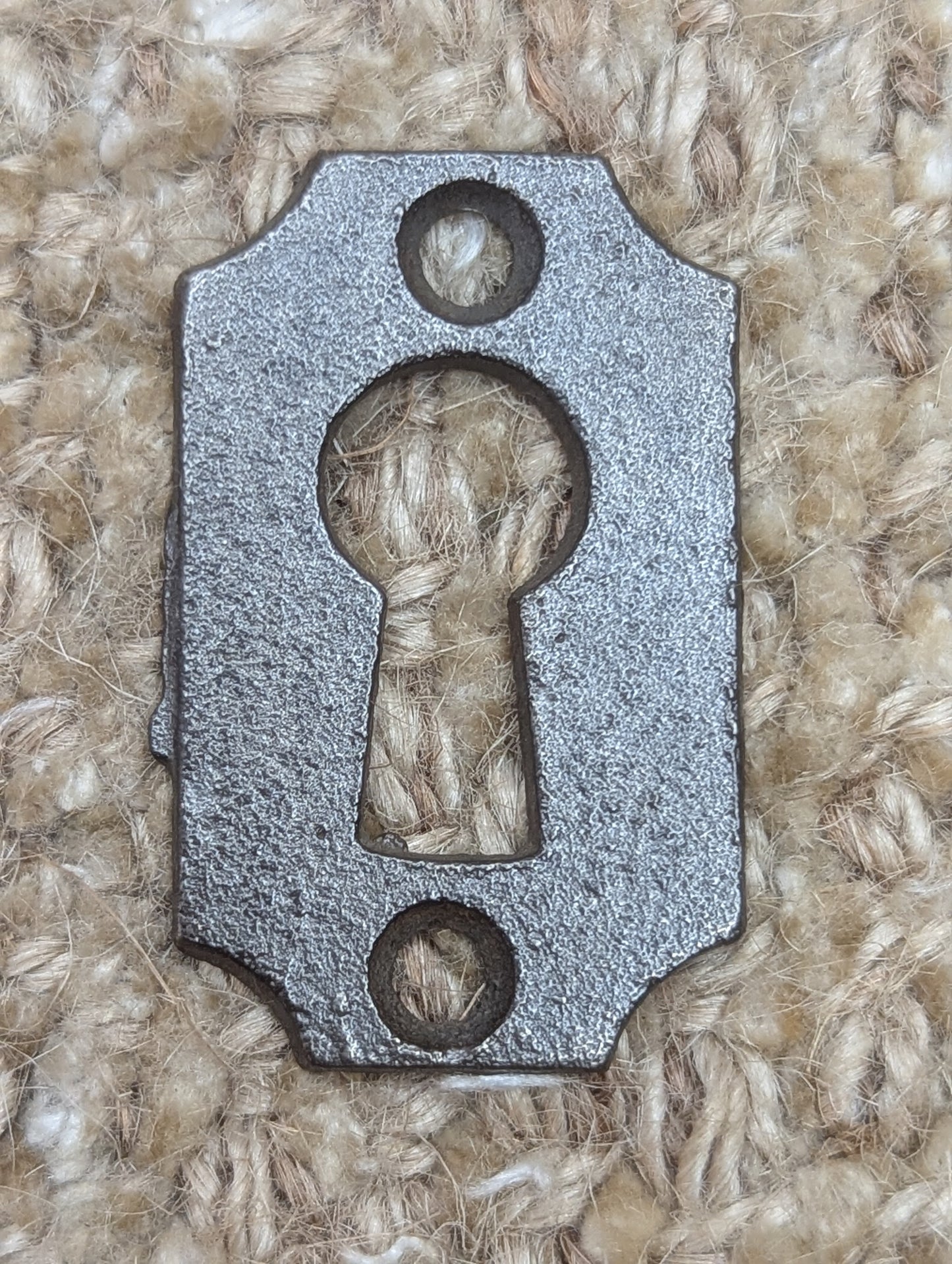 Antique Cast Iron Key Hole Cover Escutcheon