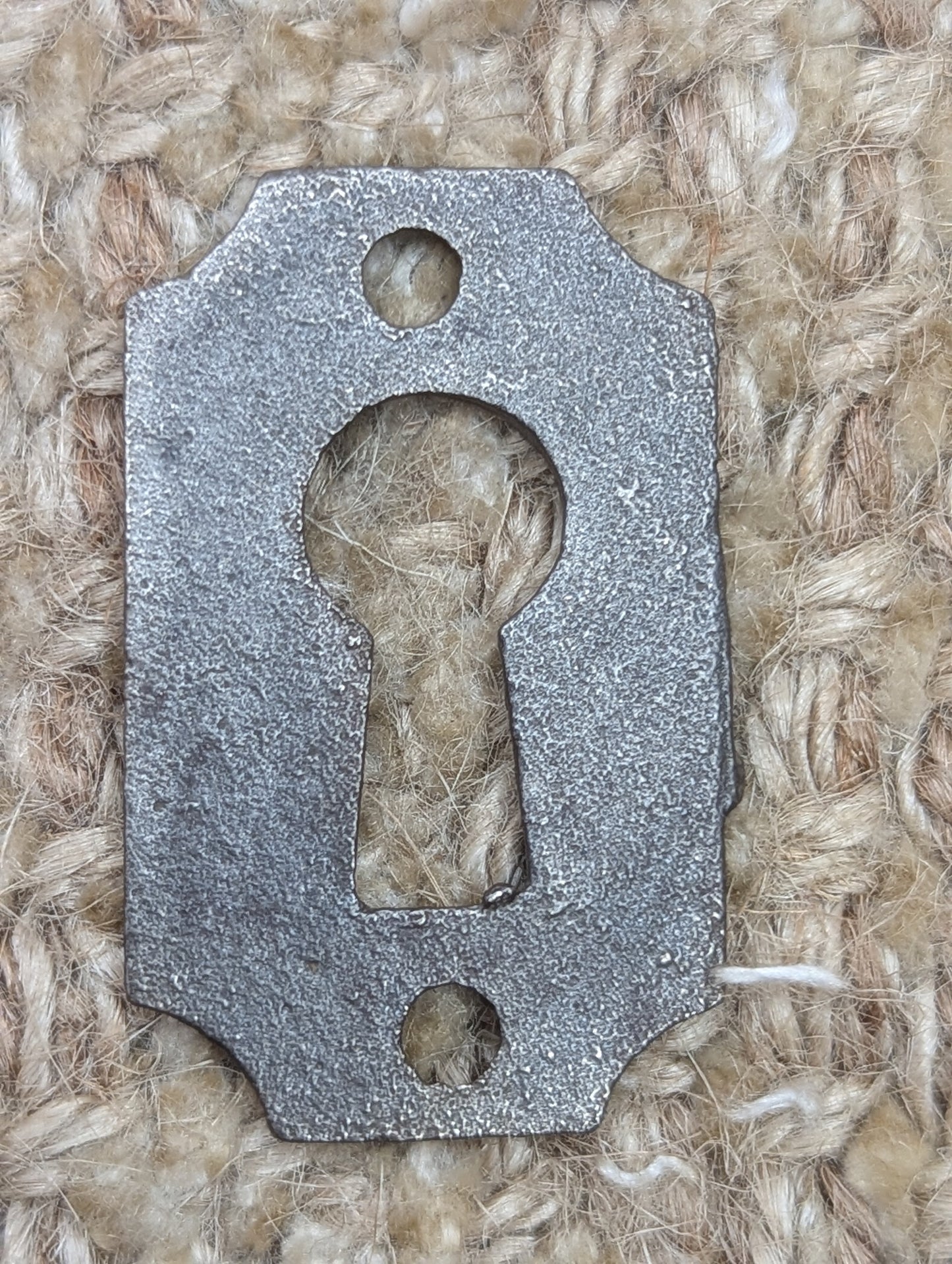 Antique Cast Iron Key Hole Cover Escutcheon