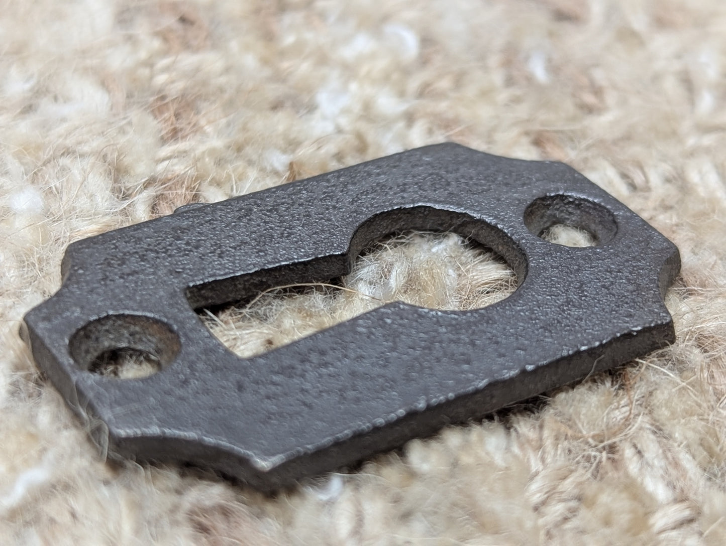 Antique Cast Iron Key Hole Cover Escutcheon
