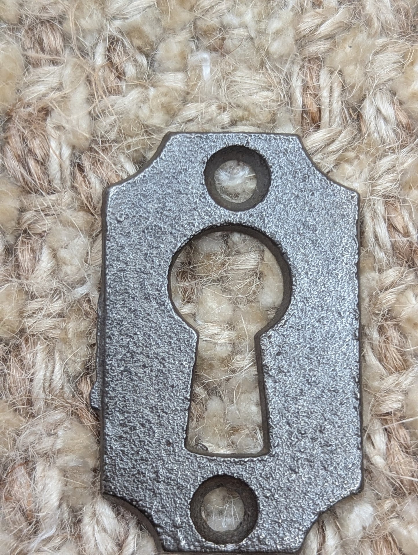 Antique Cast Iron Key Hole Cover Escutcheon