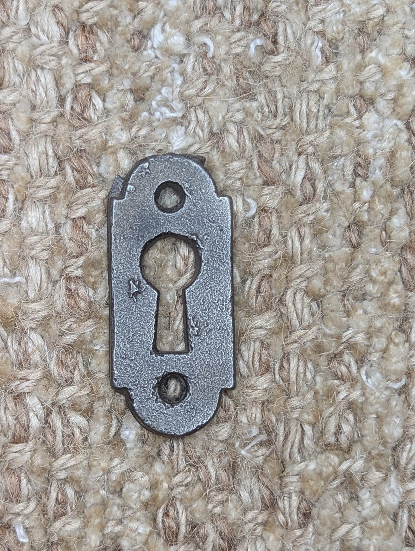 Antique Cast Iron Key Hole Cover Escutcheon