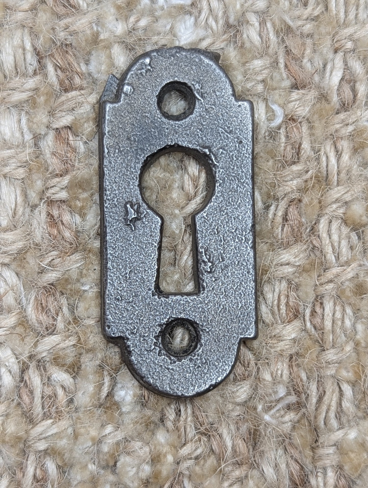 Antique Cast Iron Key Hole Cover Escutcheon