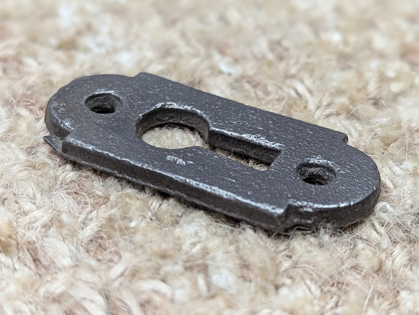 Antique Cast Iron Key Hole Cover Escutcheon