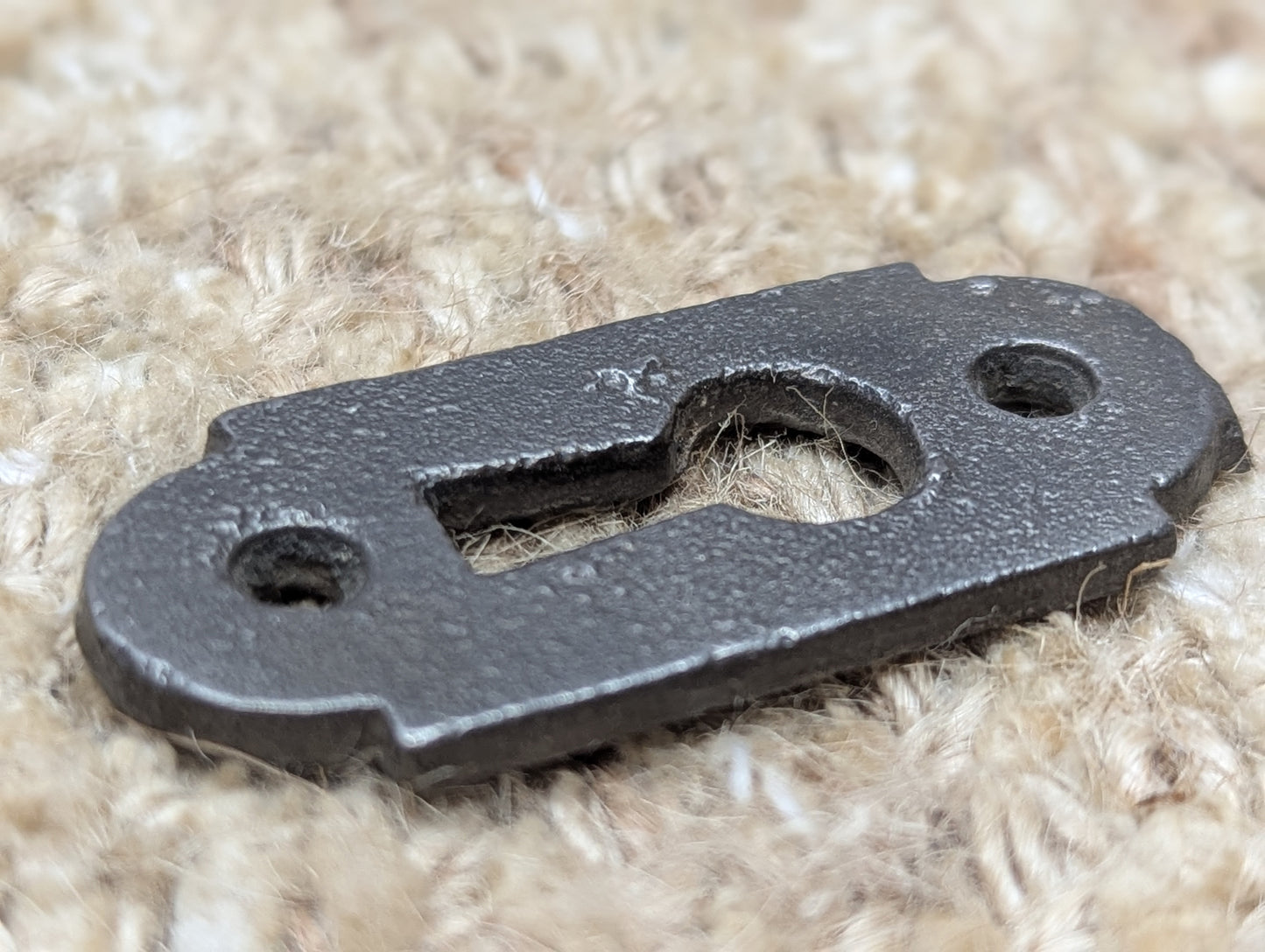 Antique Cast Iron Key Hole Cover Escutcheon