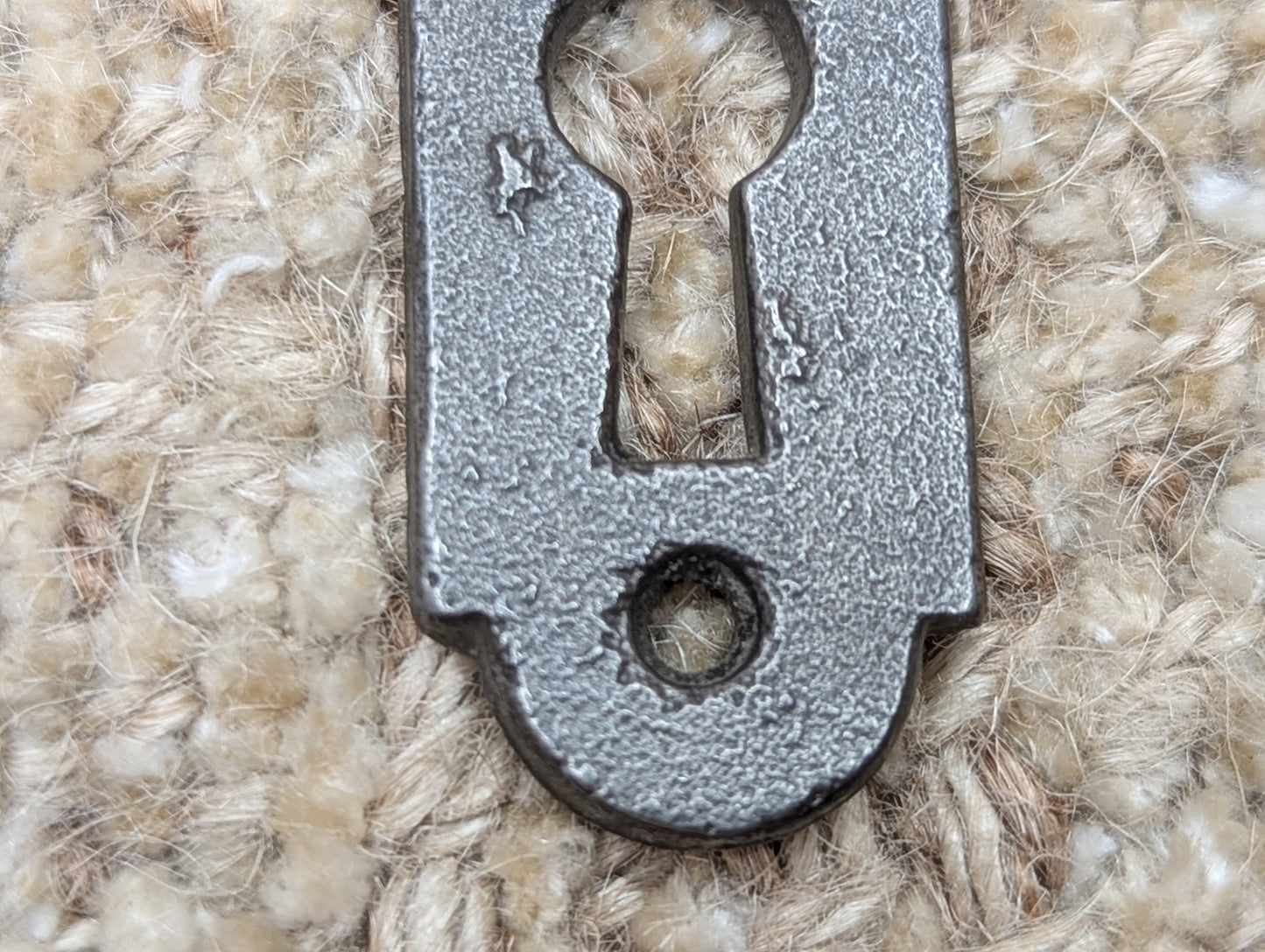 Antique Cast Iron Key Hole Cover Escutcheon