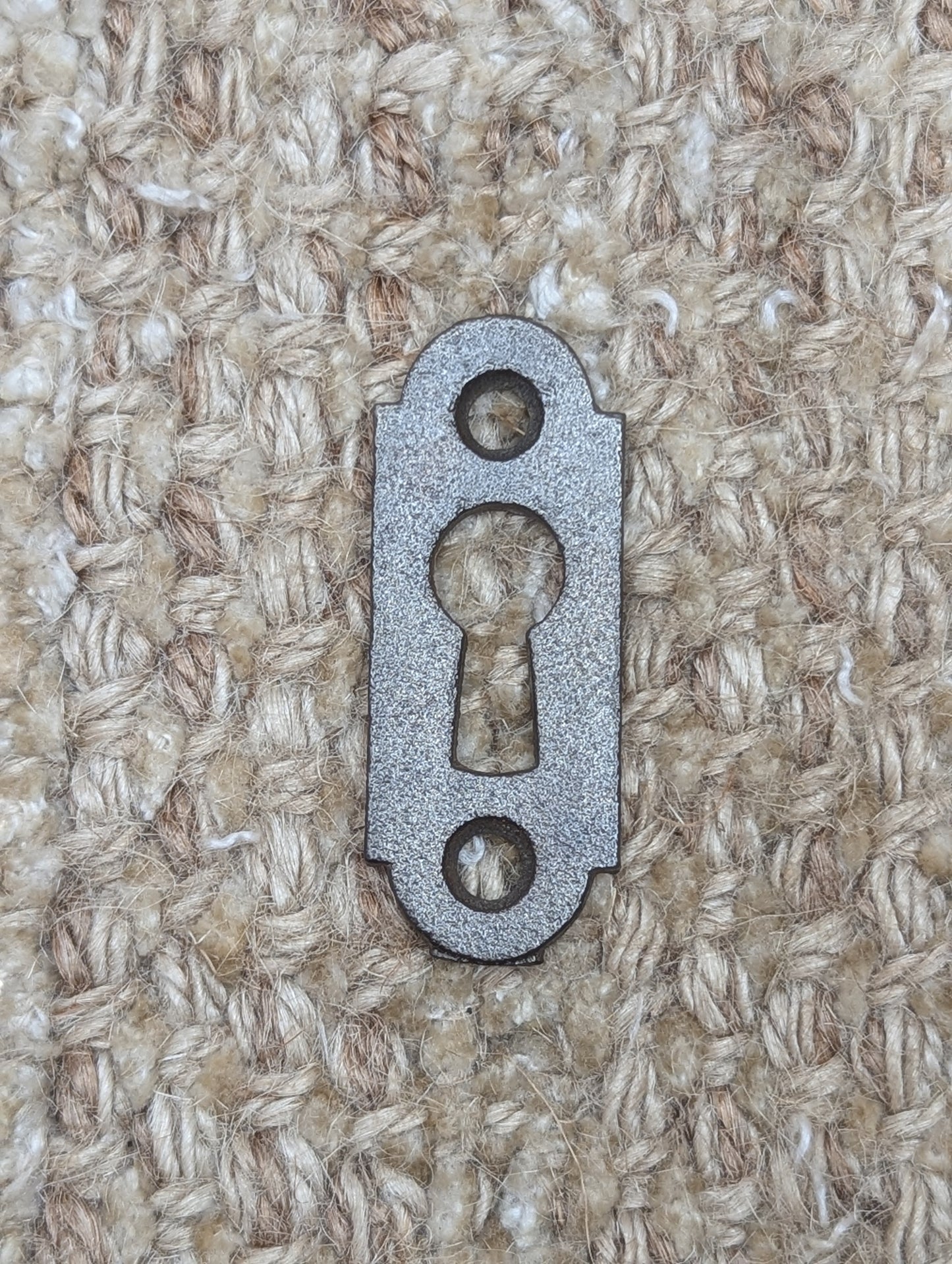 Antique Cast Iron Key Hole Cover Escutcheon