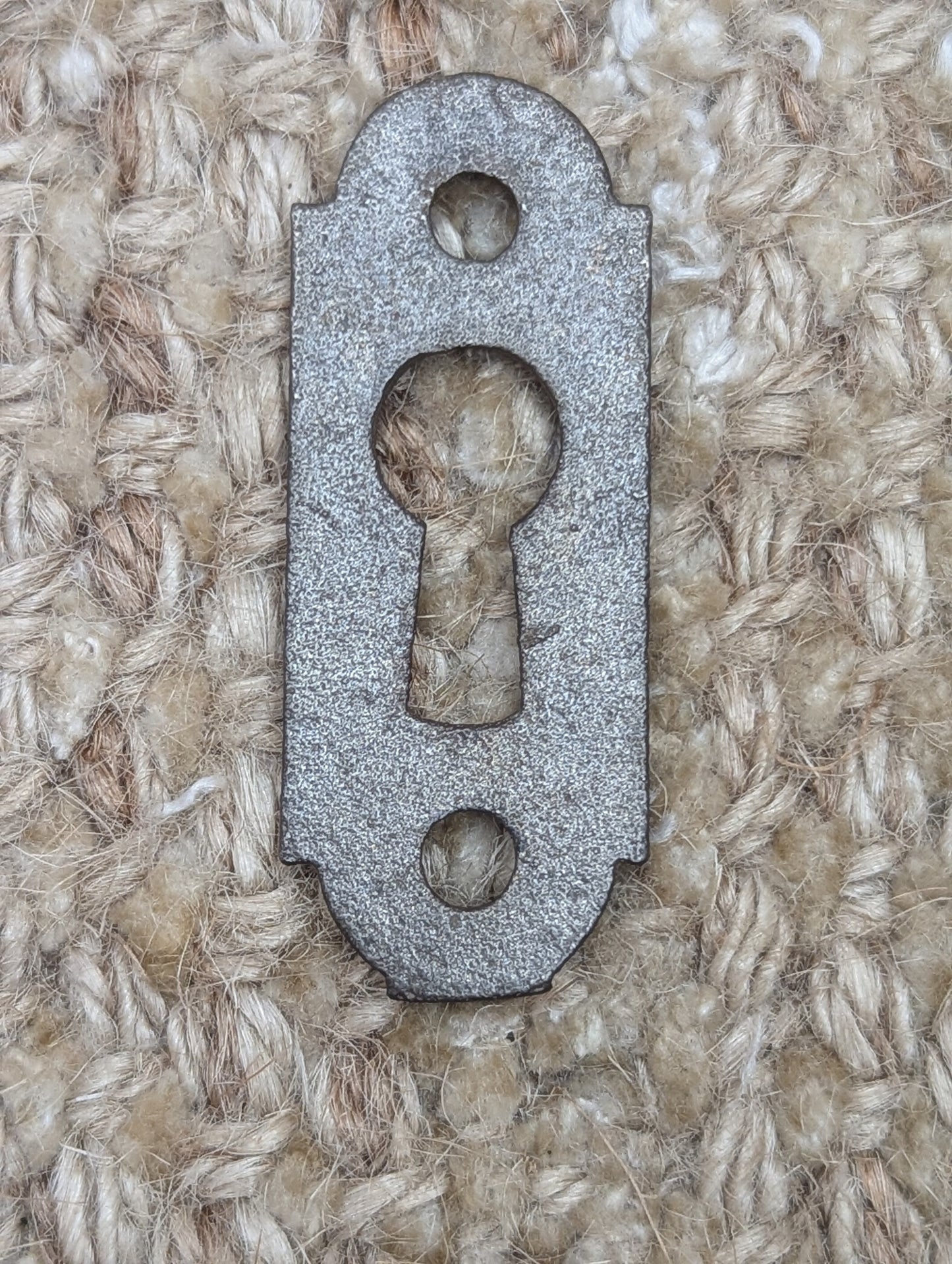 Antique Cast Iron Key Hole Cover Escutcheon