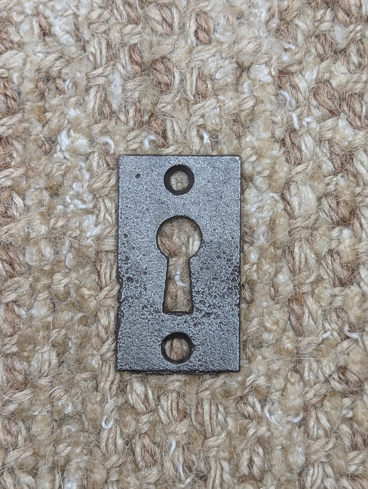 Antique Cast Iron Key Hole Cover Escutcheon