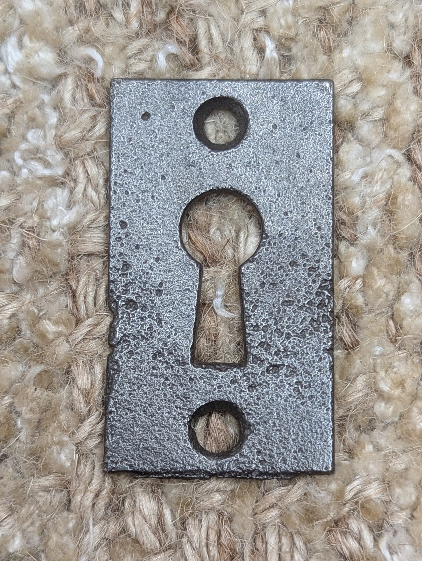 Antique Cast Iron Key Hole Cover Escutcheon