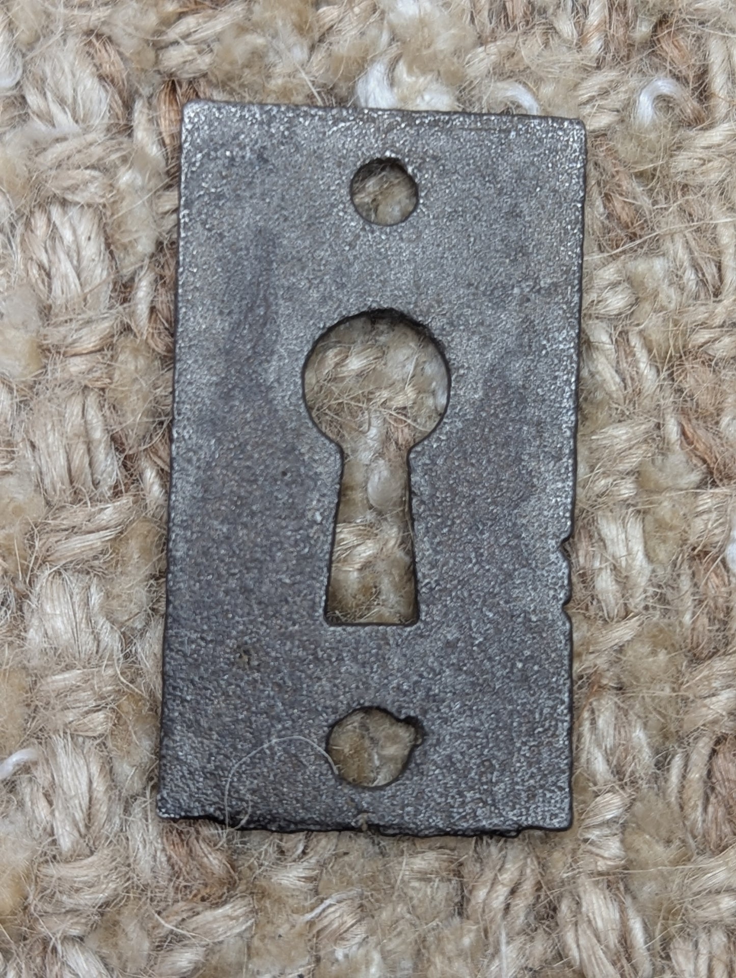Antique Cast Iron Key Hole Cover Escutcheon