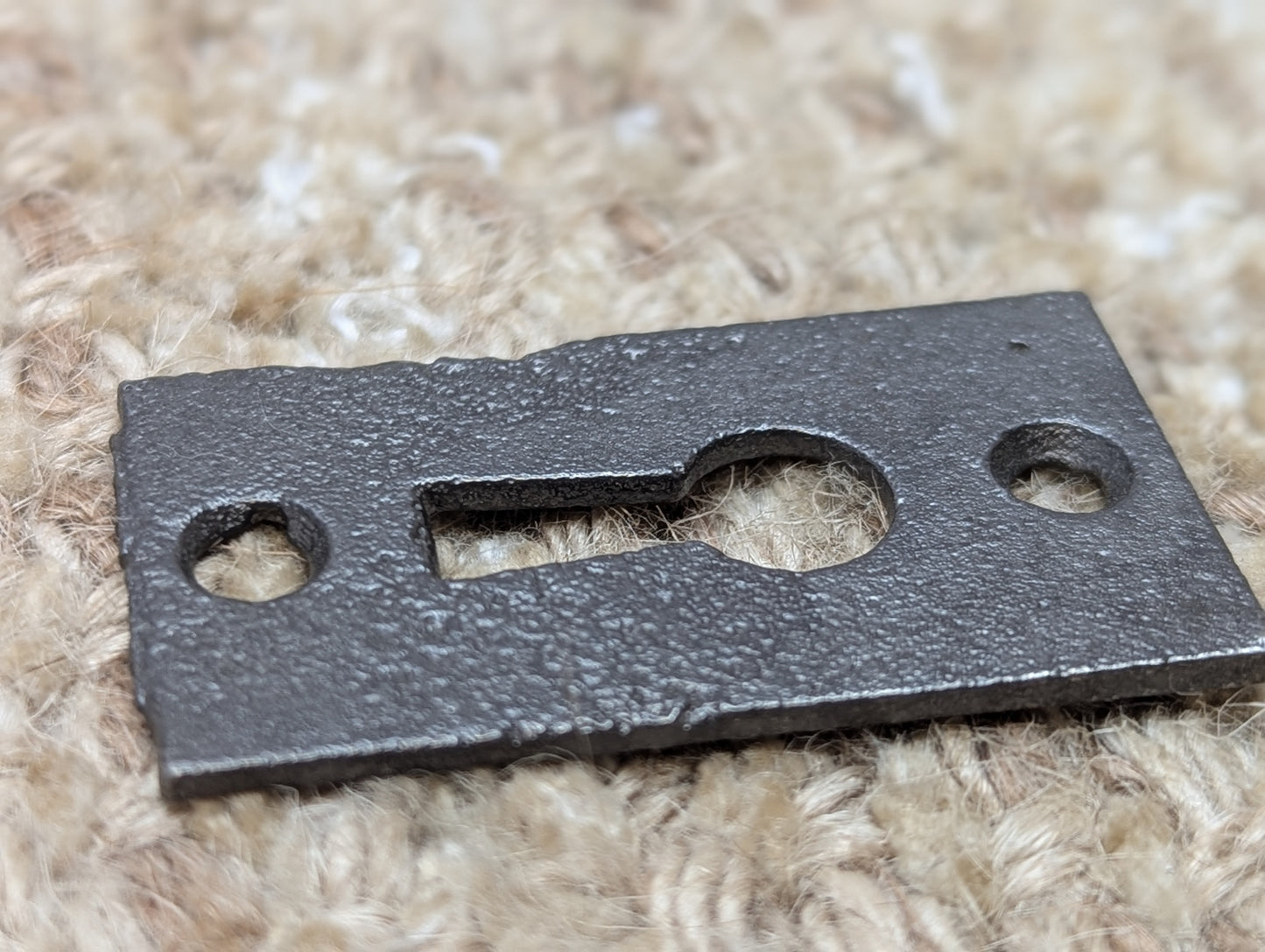 Antique Cast Iron Key Hole Cover Escutcheon