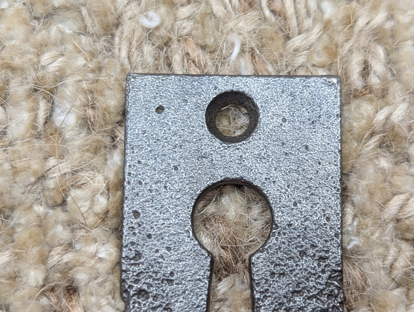Antique Cast Iron Key Hole Cover Escutcheon