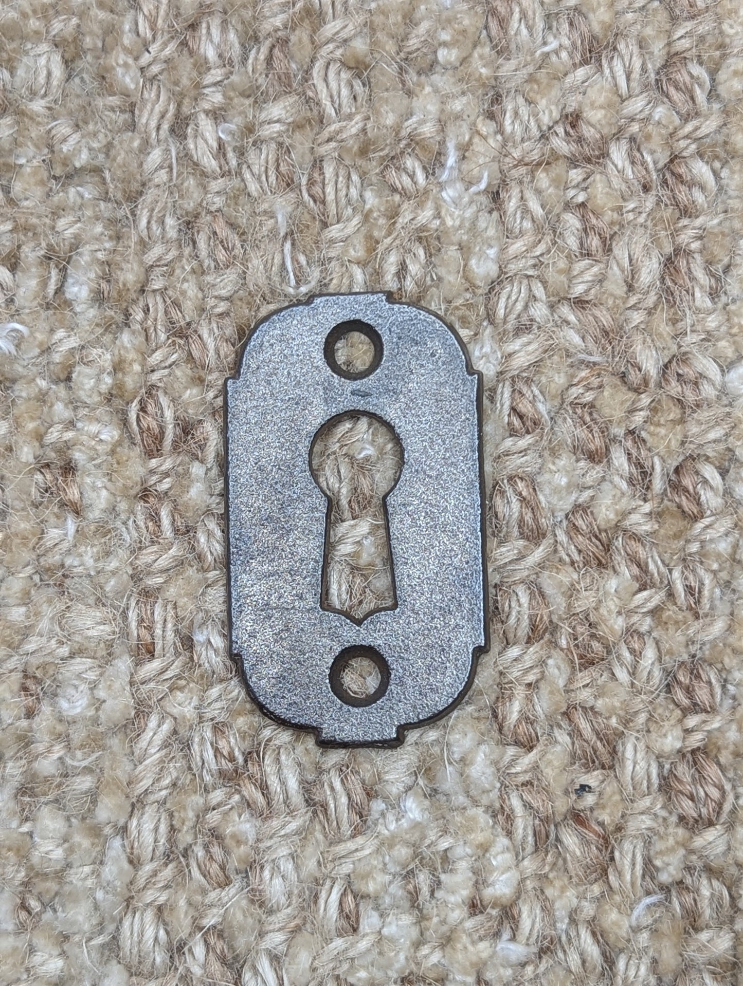 Antique Cast Iron Key Hole Cover Escutcheon