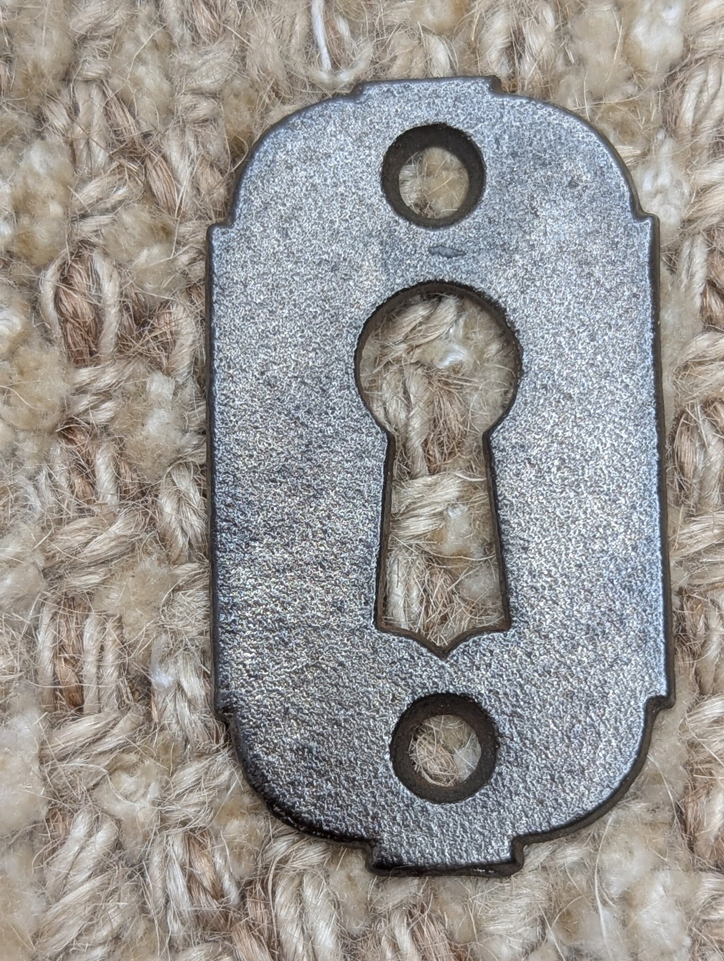 Antique Cast Iron Key Hole Cover Escutcheon