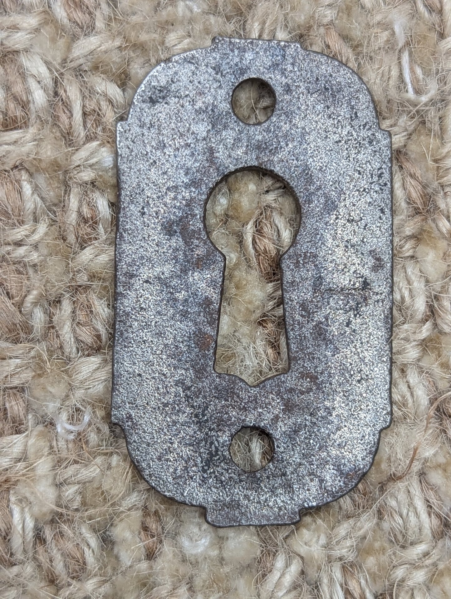 Antique Cast Iron Key Hole Cover Escutcheon
