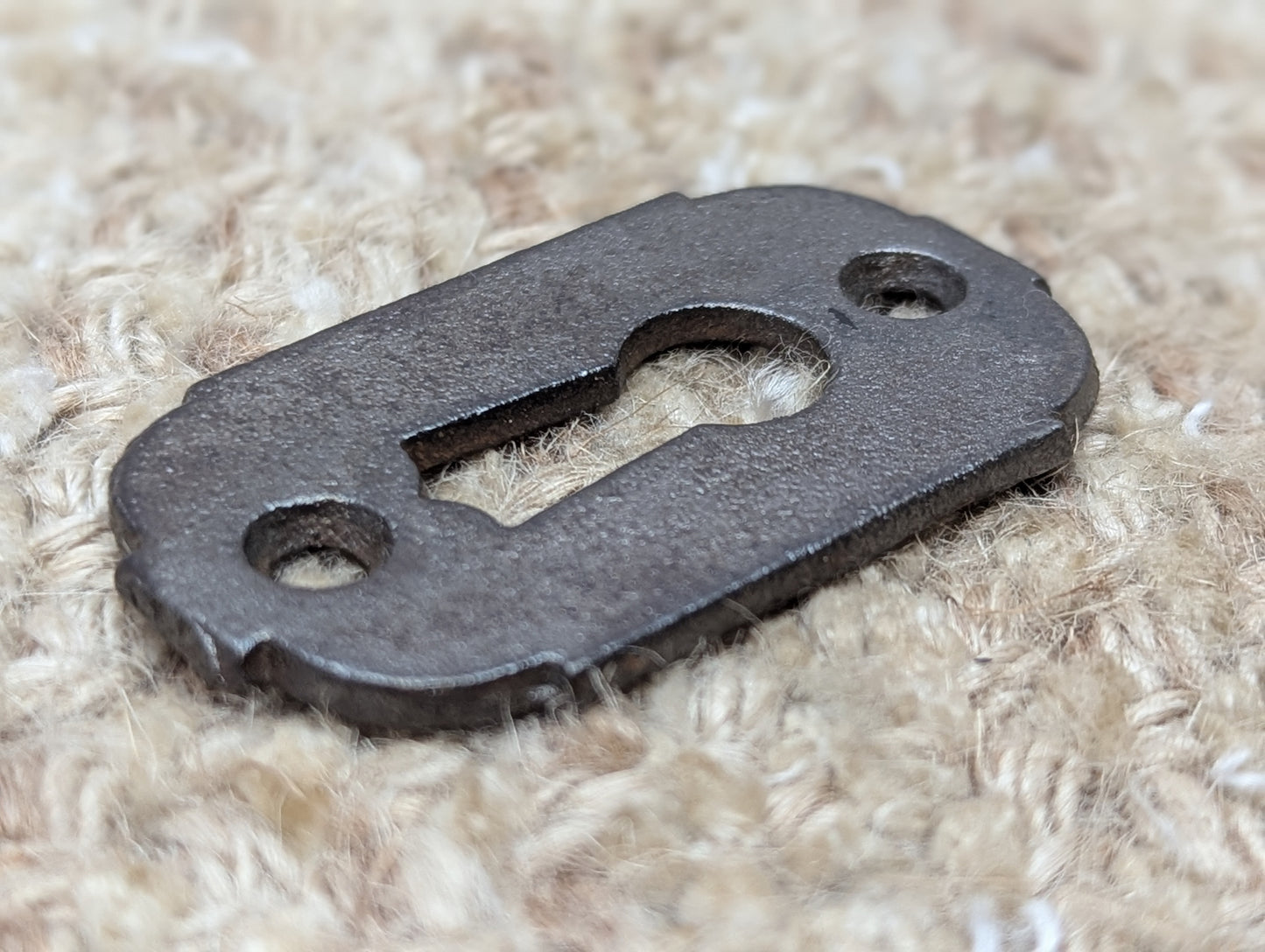 Antique Cast Iron Key Hole Cover Escutcheon