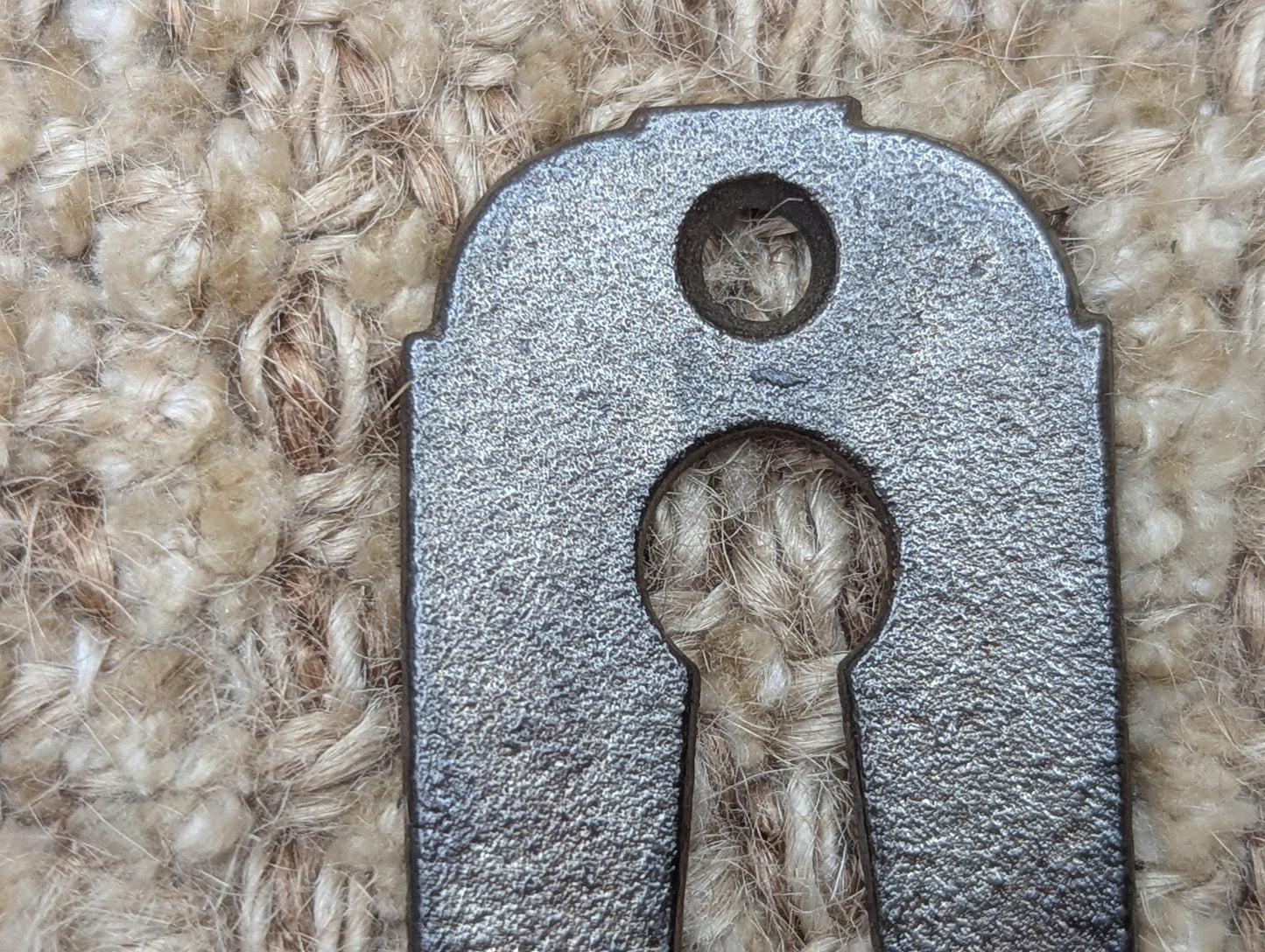 Antique Cast Iron Key Hole Cover Escutcheon