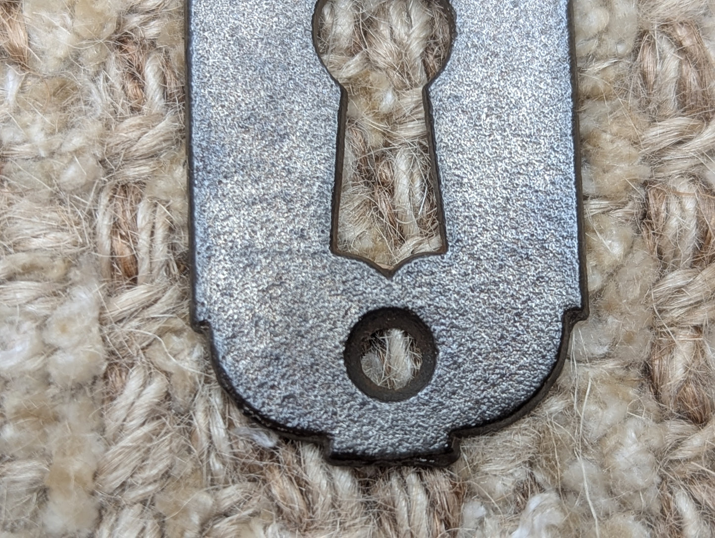 Antique Cast Iron Key Hole Cover Escutcheon