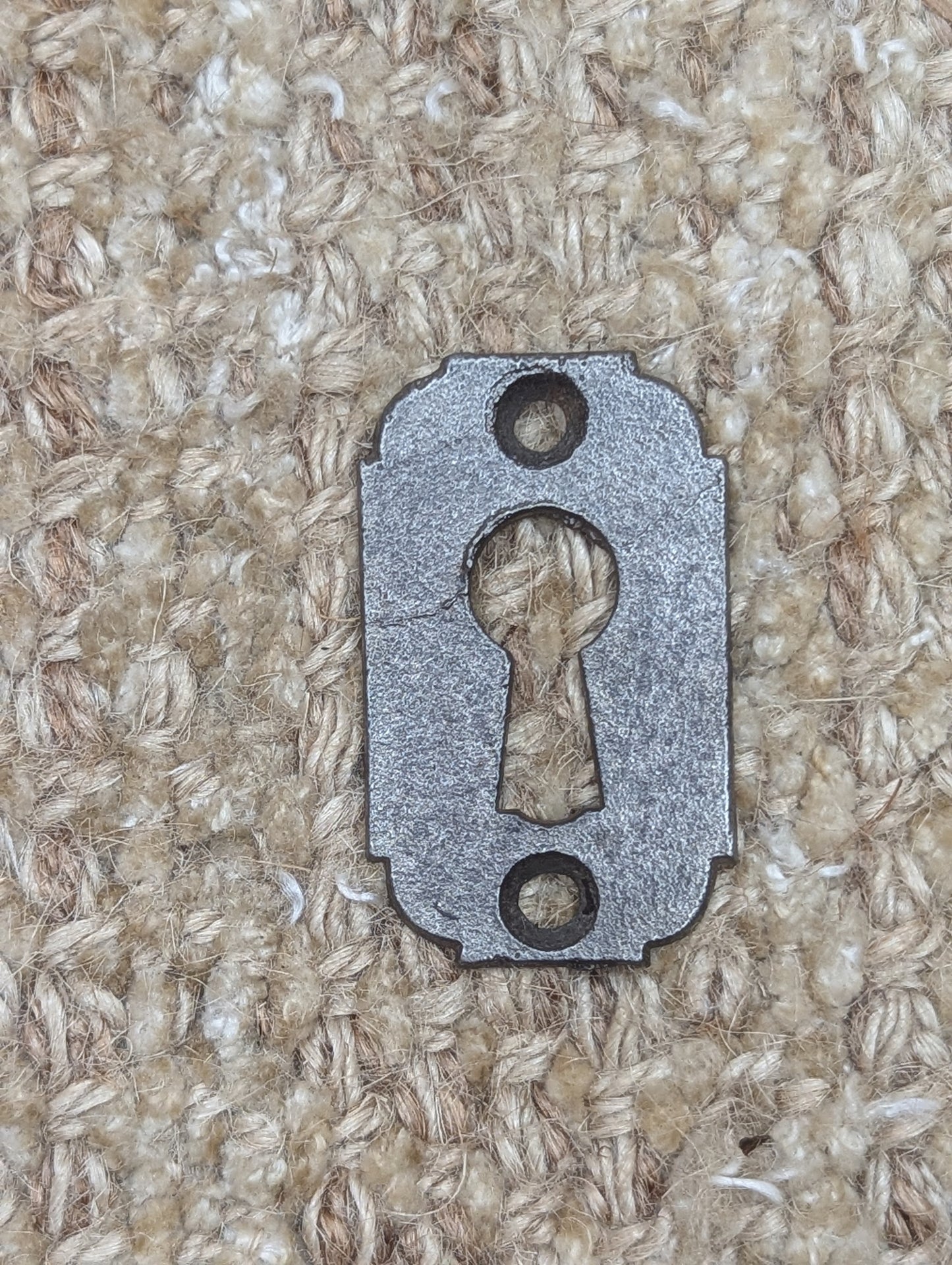 Antique Cast Iron Key Hole Cover Escutcheon