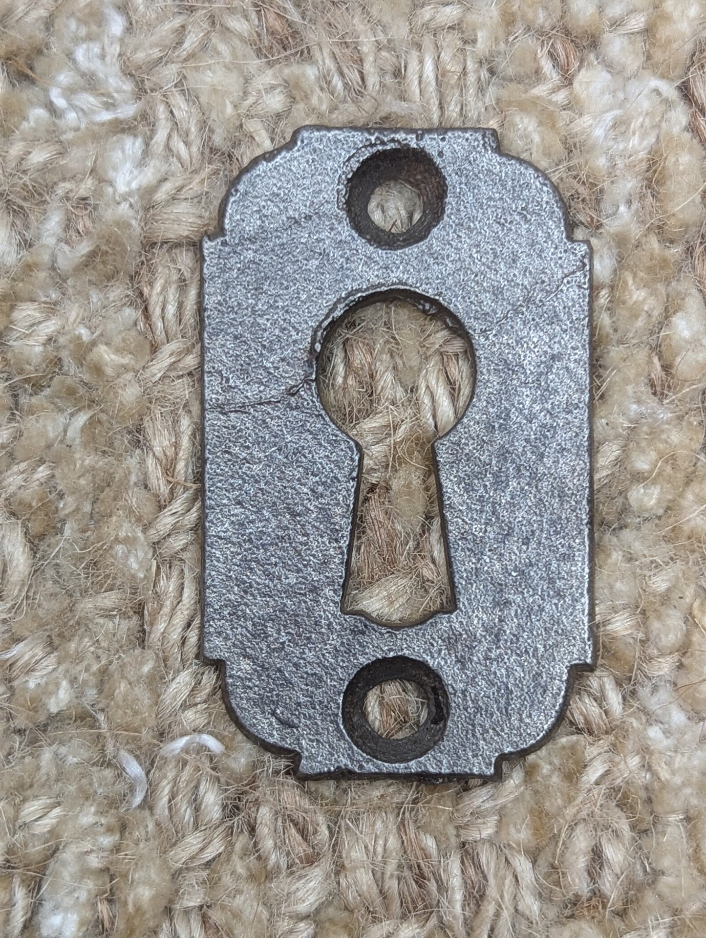 Antique Cast Iron Key Hole Cover Escutcheon