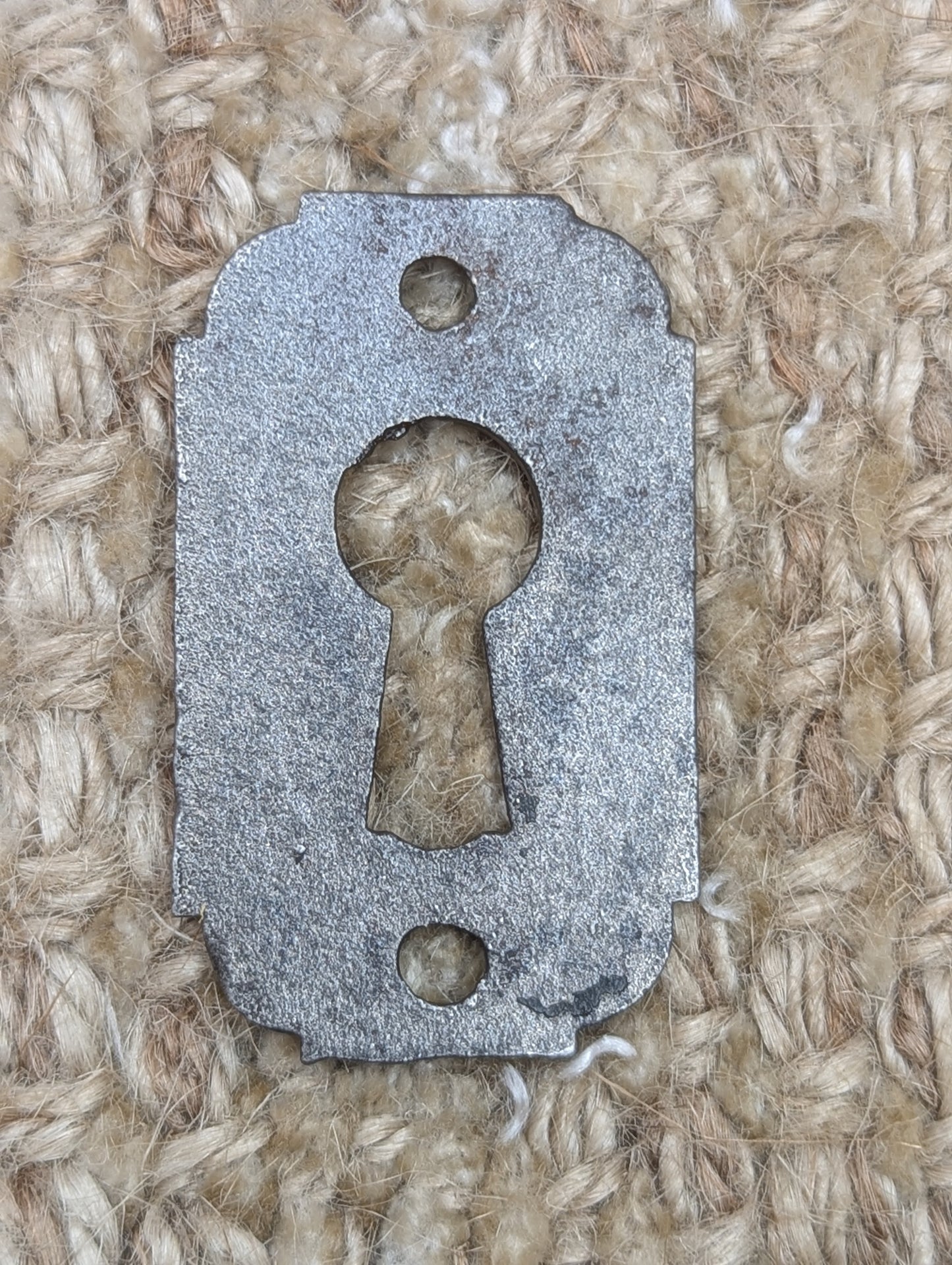 Antique Cast Iron Key Hole Cover Escutcheon