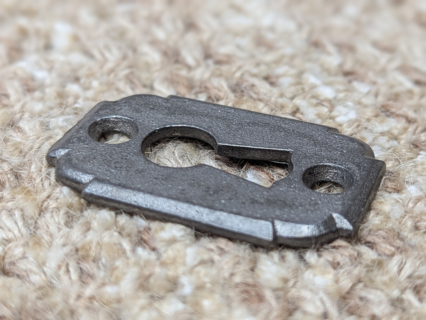 Antique Cast Iron Key Hole Cover Escutcheon