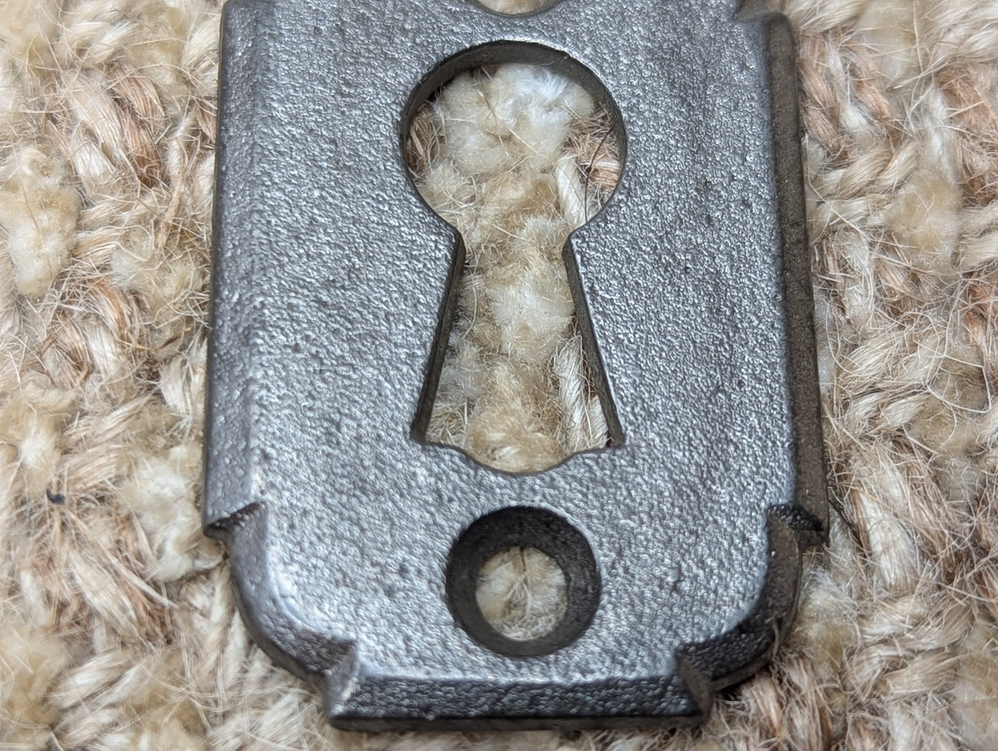 Antique Cast Iron Key Hole Cover Escutcheon
